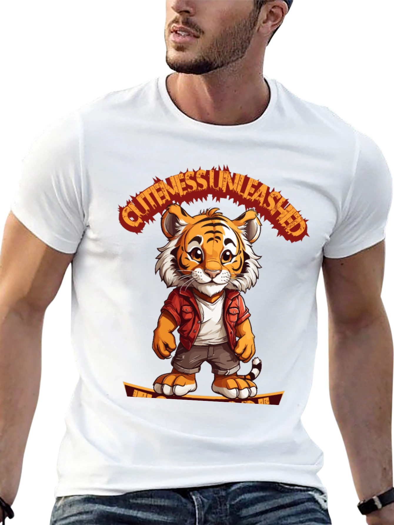 Cute Tiger Graphic Tee - Unleash the Cuteness!