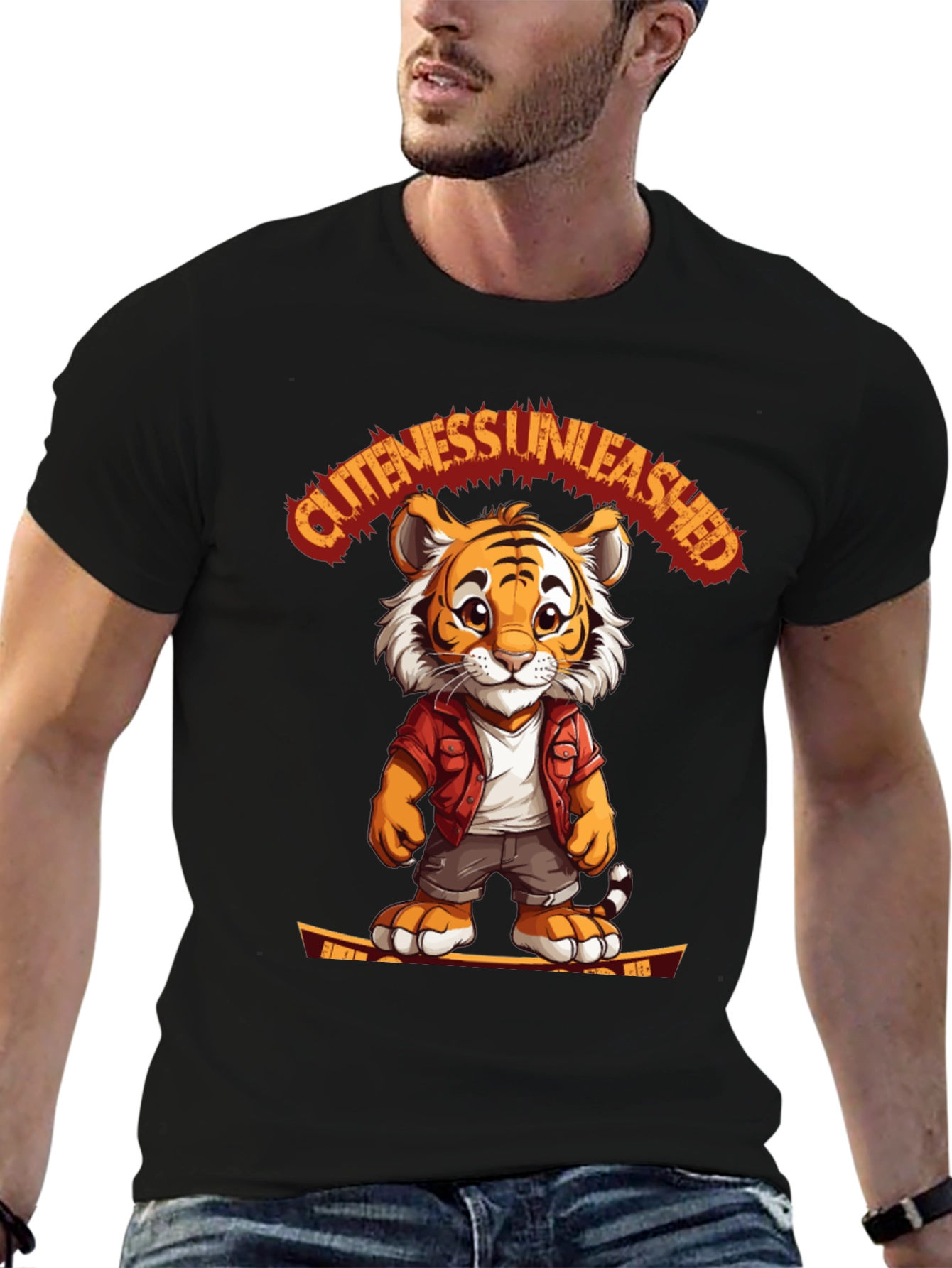 Cute Tiger Graphic Tee - Unleash the Cuteness!