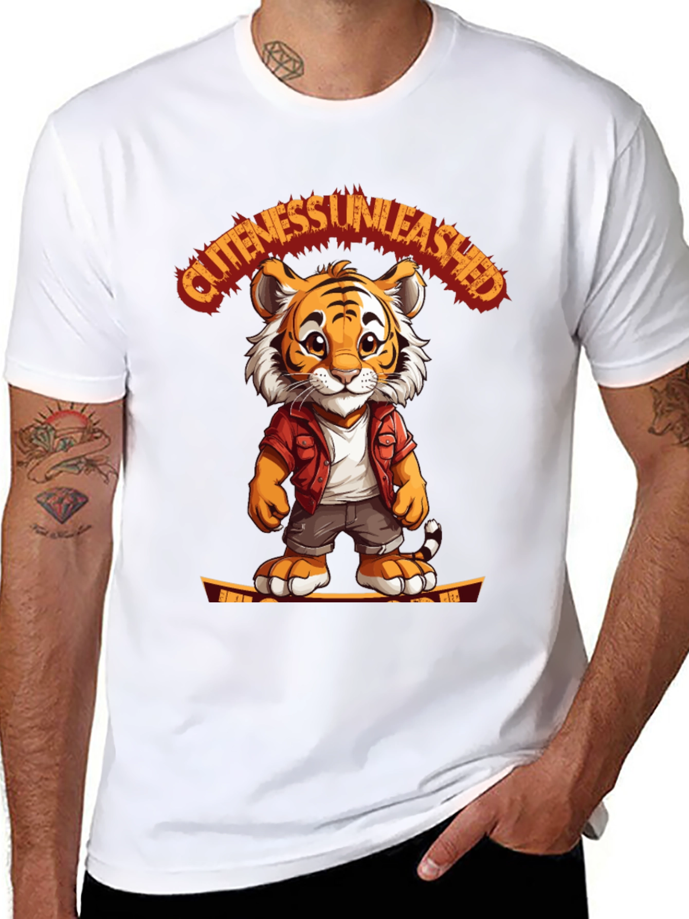 Cute Tiger Graphic Tee - Unleash the Cuteness!