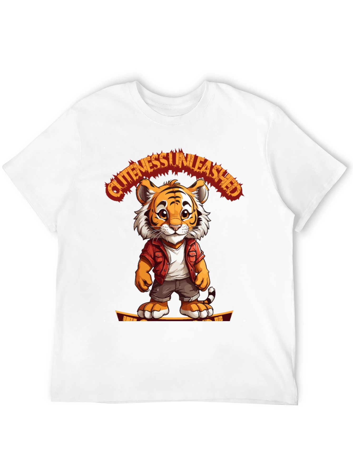Cute Tiger Graphic Tee - Unleash the Cuteness!