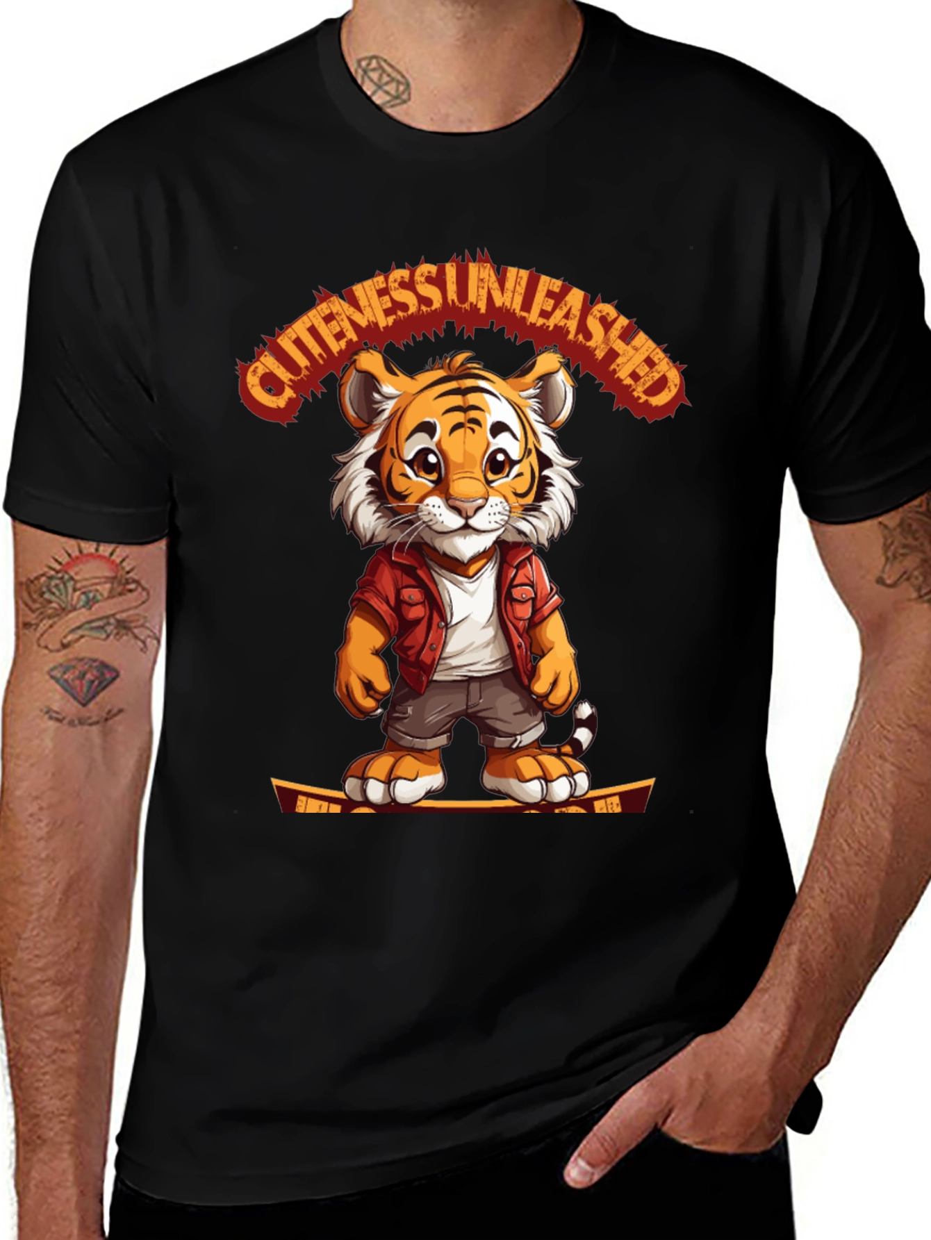 Cute Tiger Graphic Tee - Unleash the Cuteness!