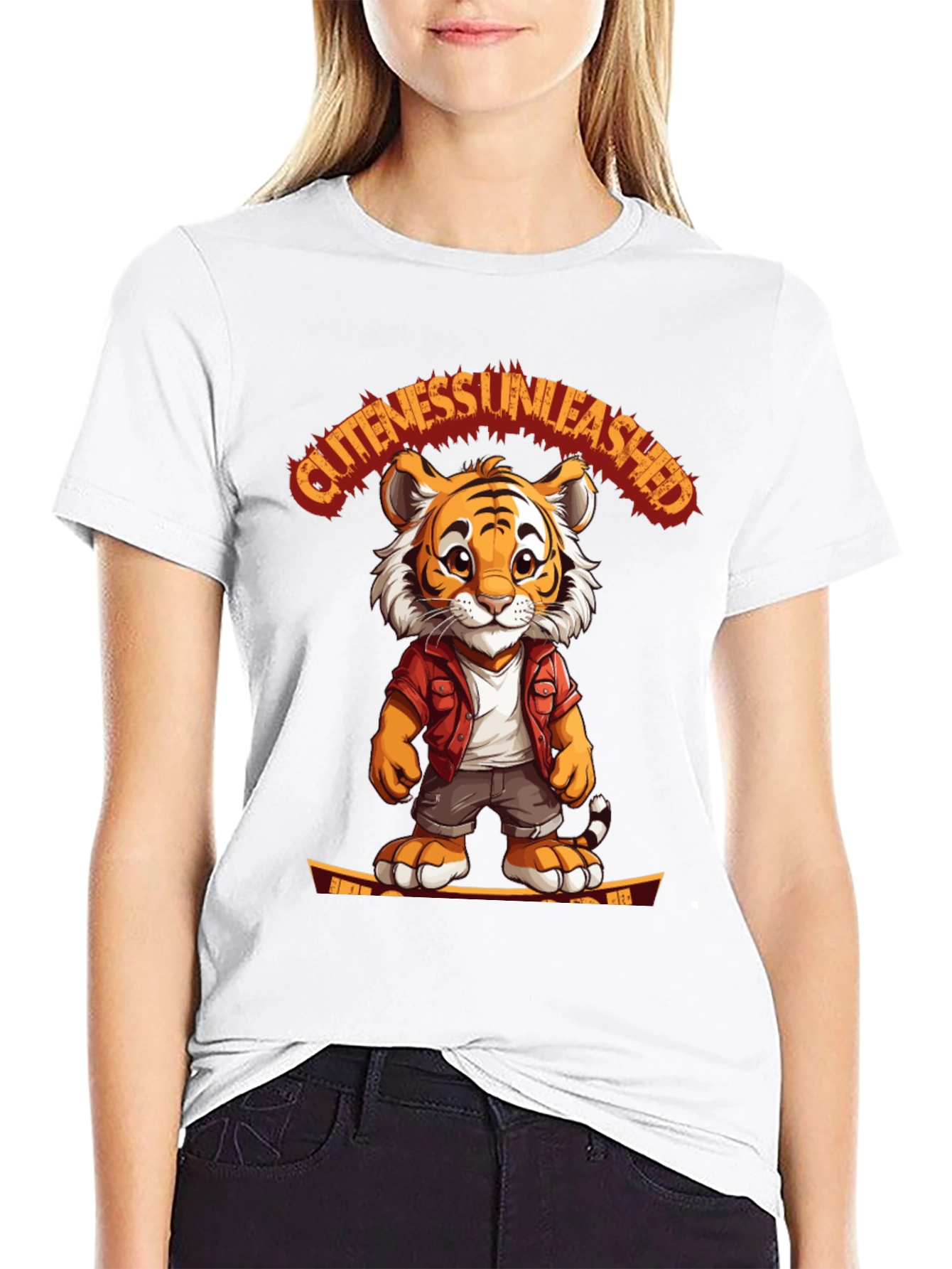 Cute Tiger Graphic Tee - Unleash the Cuteness!