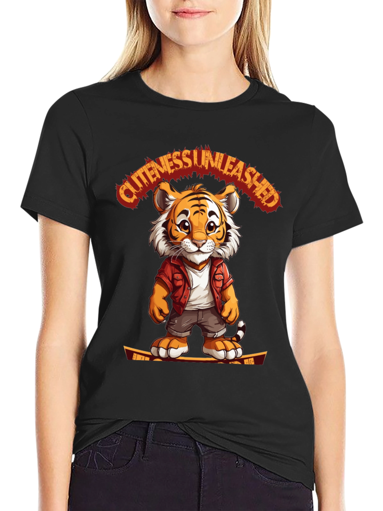 Cute Tiger Graphic Tee - Unleash the Cuteness!