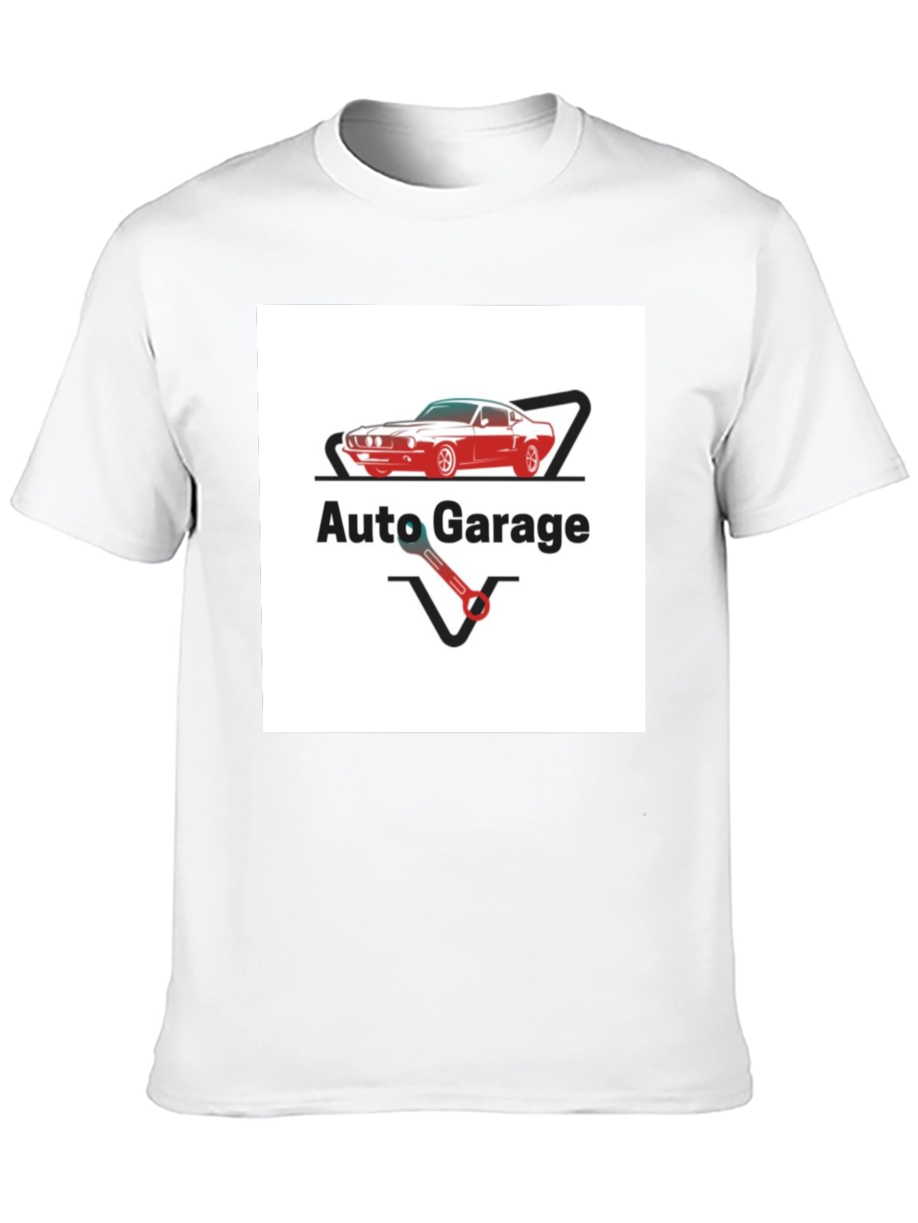 Auto Garage Graphic Tee - Classic Car Design