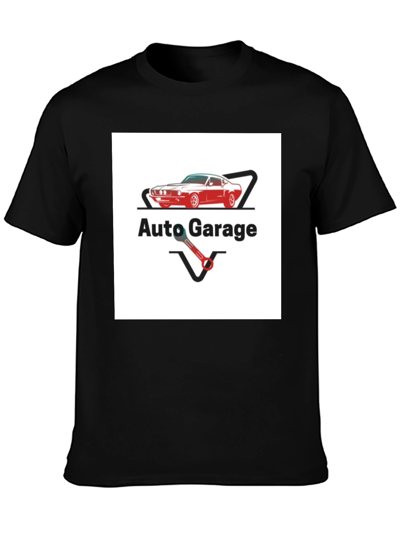 Auto Garage Graphic Tee - Classic Car Design