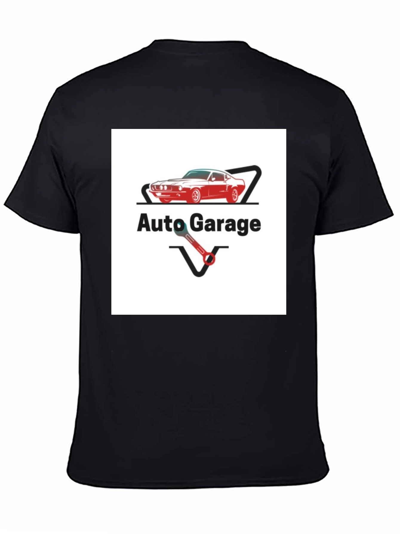 Auto Garage Graphic Tee - Classic Car Design