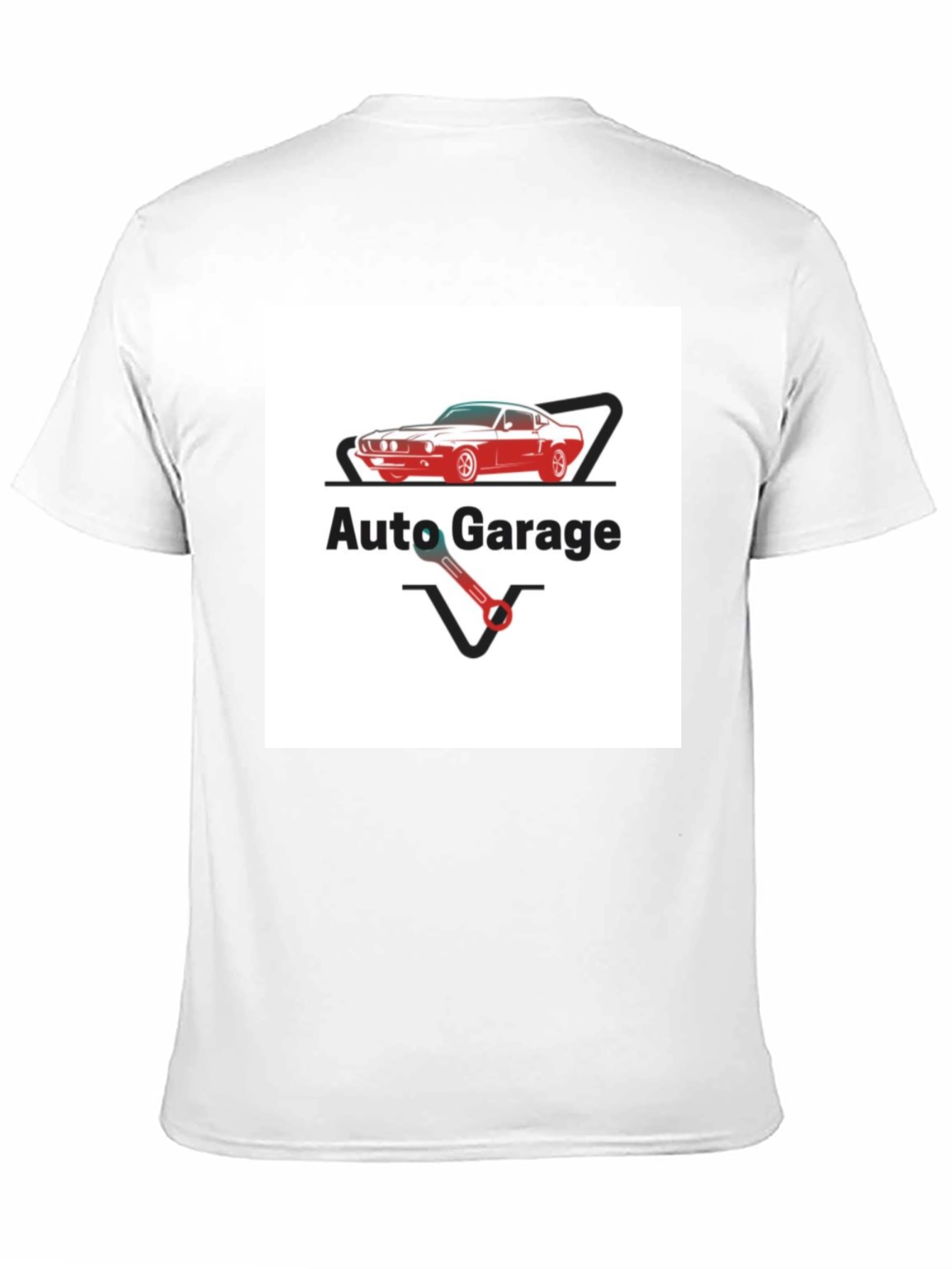Auto Garage Graphic Tee - Classic Car Design