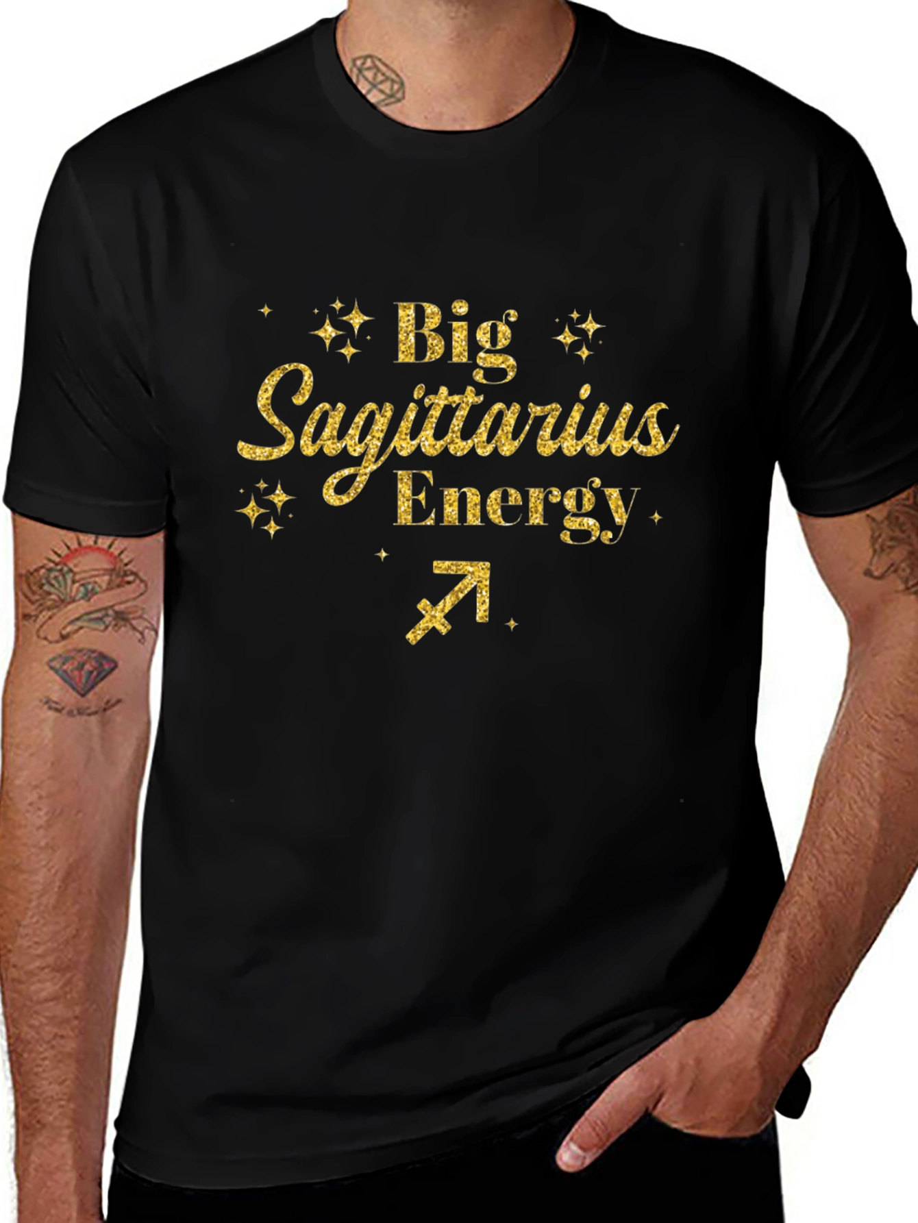 Big Sagittarius Energy Graphic Tee