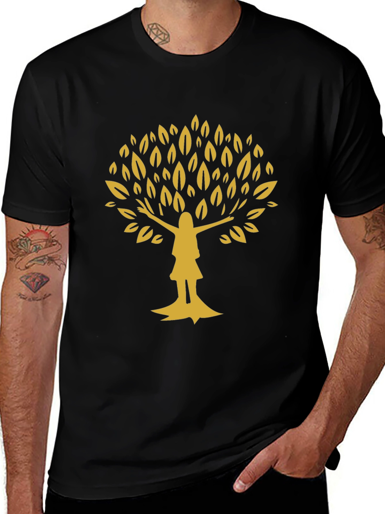 Tree of Life Graphic Tee - Black