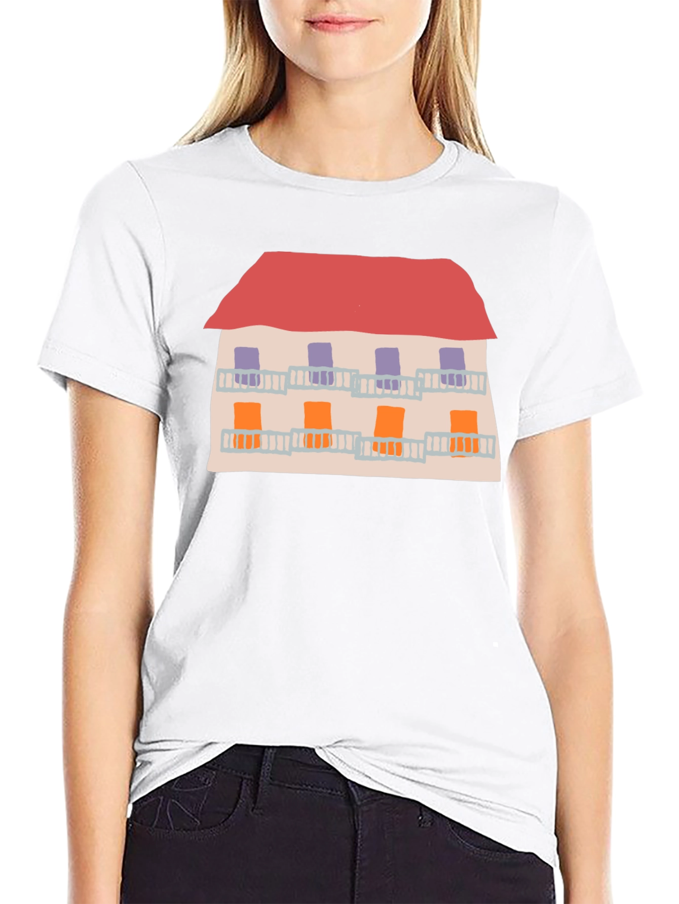 Art House T-Shirt - Funky Black Tee