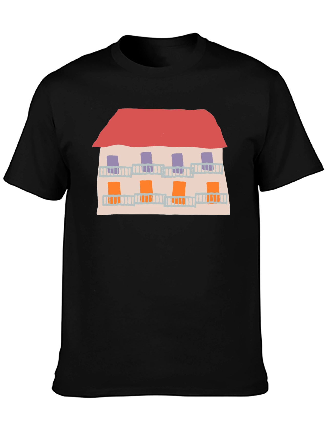 Art House T-Shirt - Funky Black Tee