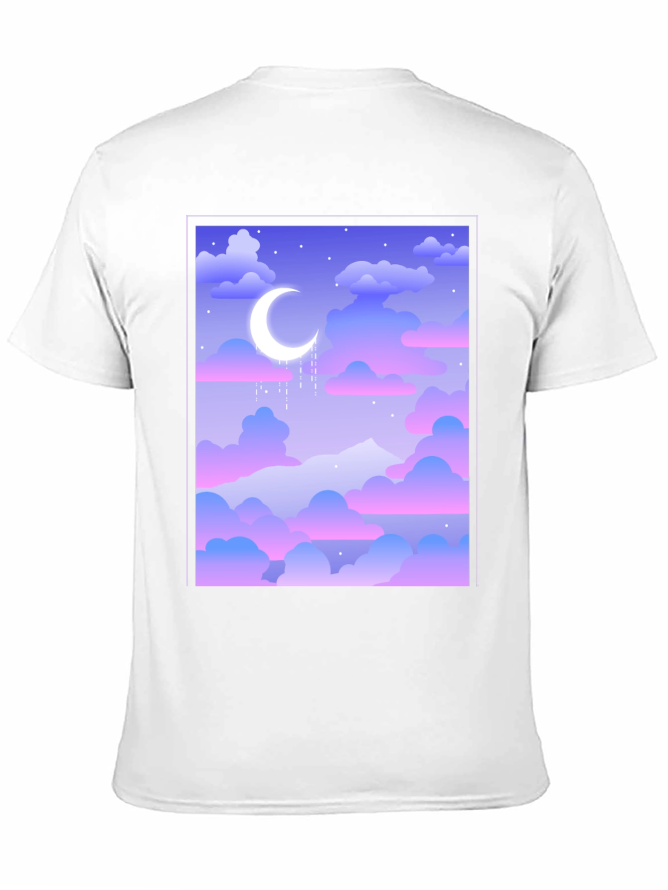 Dreamy Moonscape Black Tee