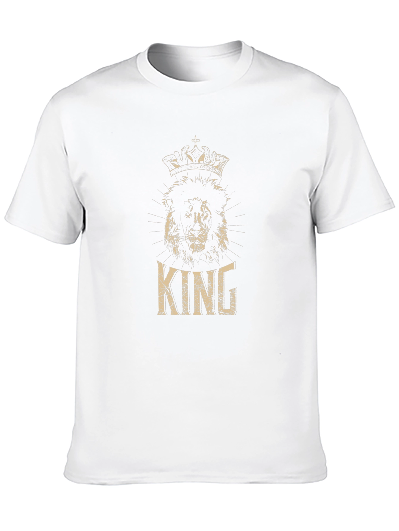 King Lion Graphic Tee - Mens Black T-Shirt