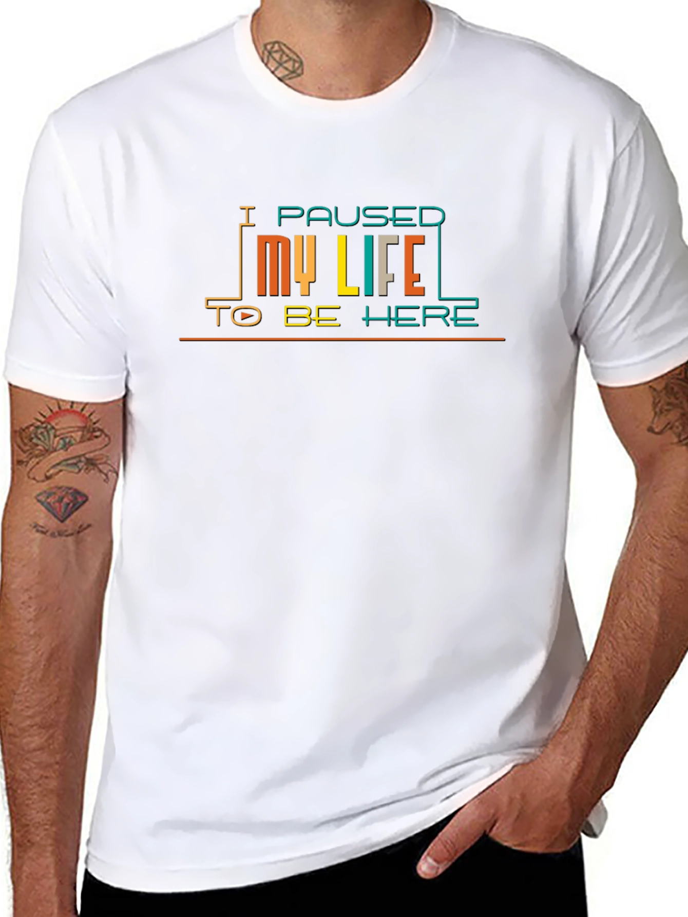 I Paused My Life to Be Here Graphic T-Shirt