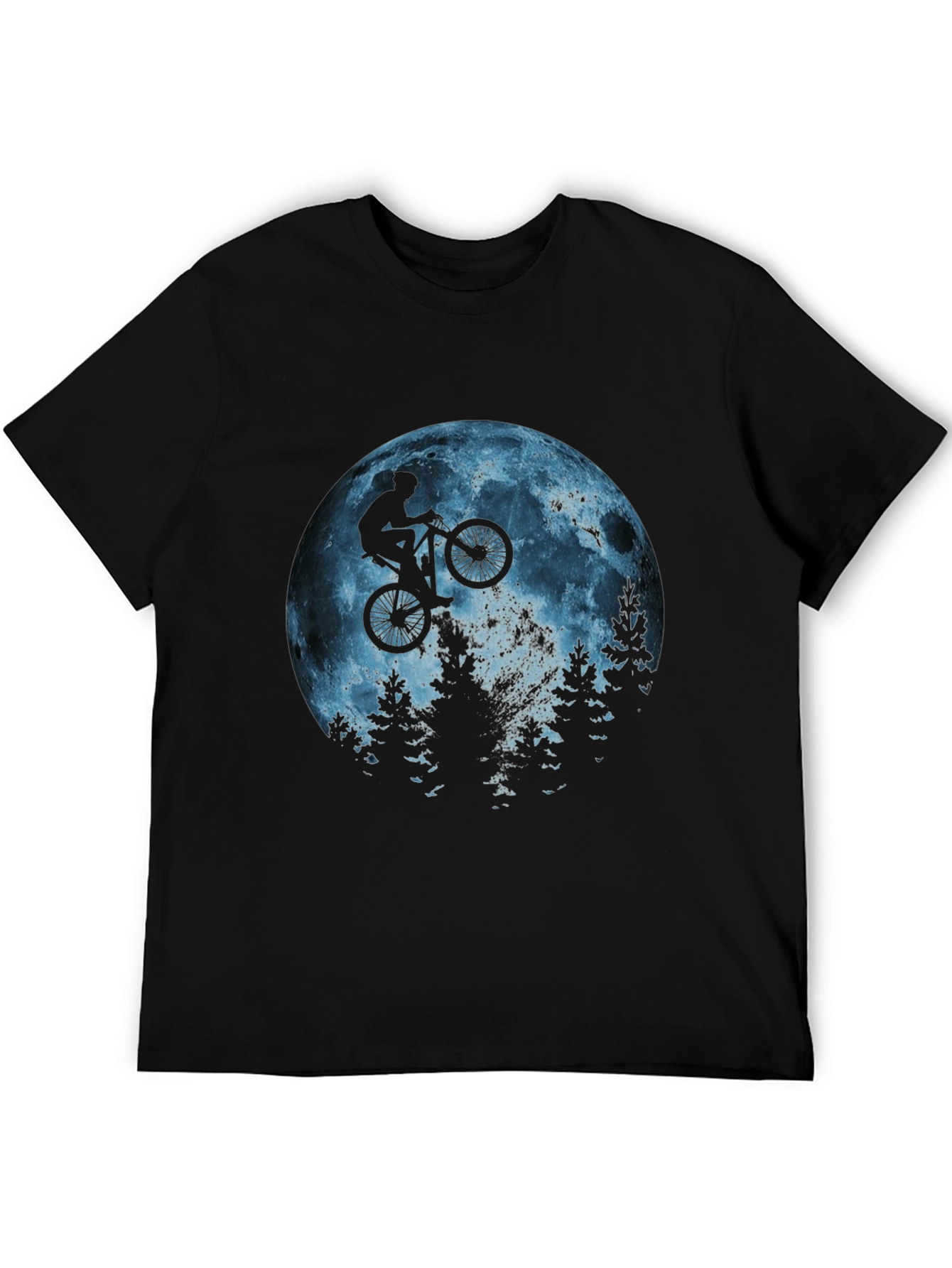 Mountain Bike Moon Ride Graphic Tee