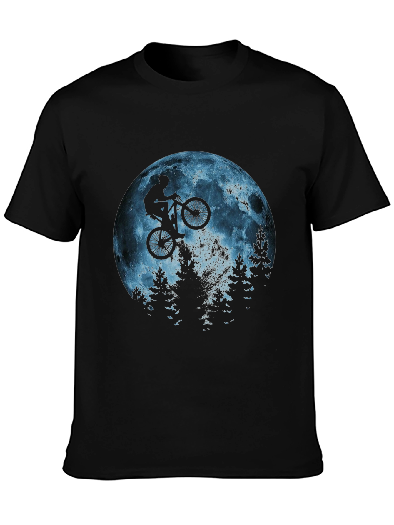 Mountain Bike Moon Ride Graphic Tee