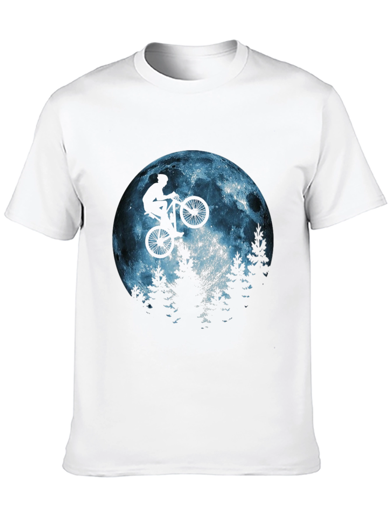 Mountain Bike Moon Ride Graphic Tee