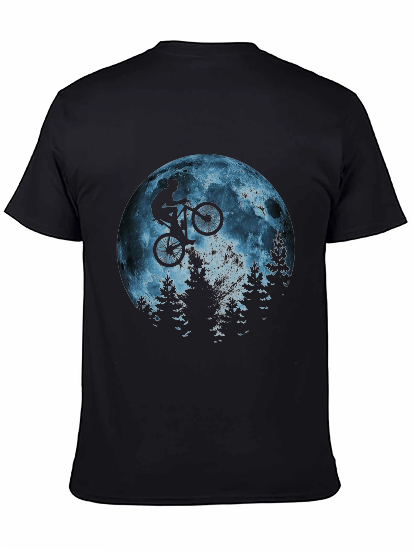 Mountain Bike Moon Ride Graphic Tee