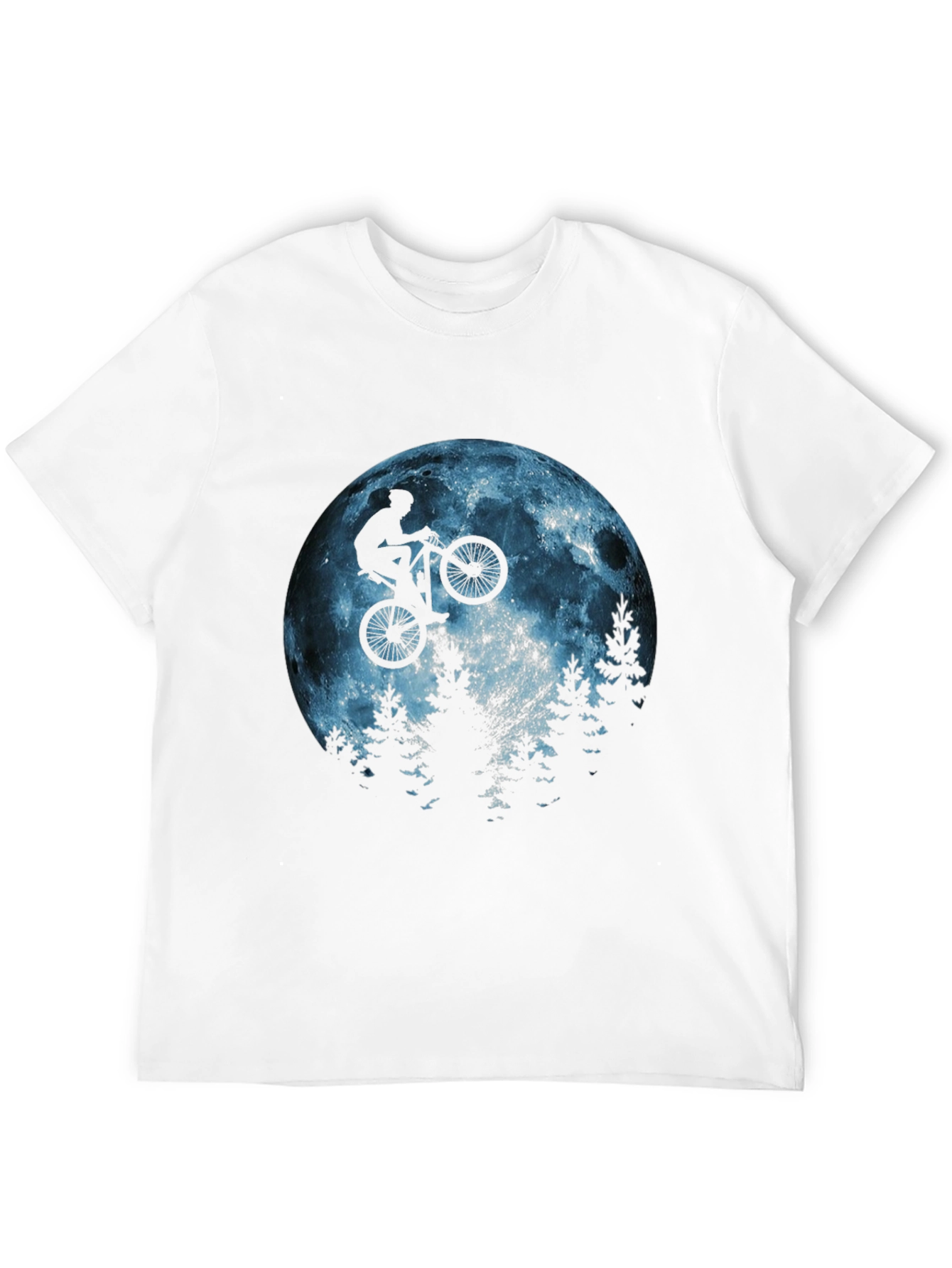 Mountain Bike Moon Ride Graphic Tee
