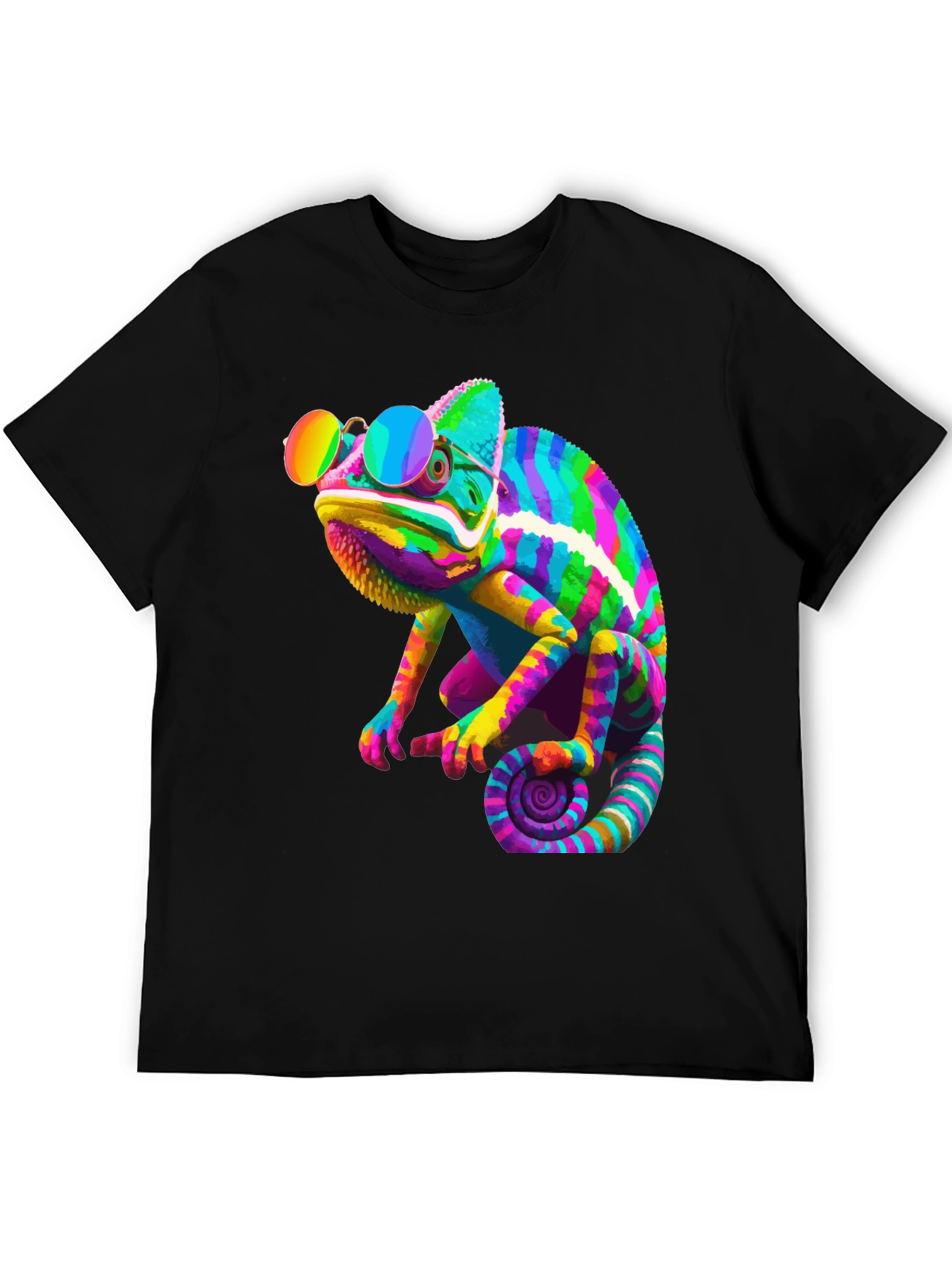 Cool Chameleon Graphic T-Shirt