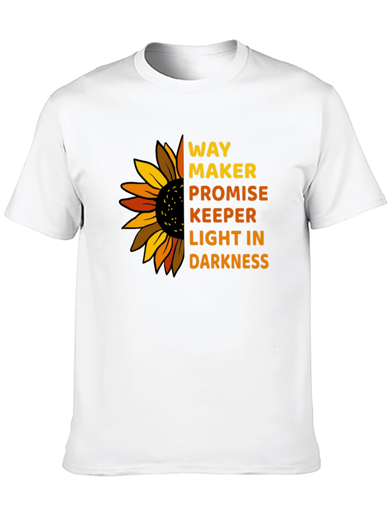 Way Maker Sunflower Graphic Tee - Black
