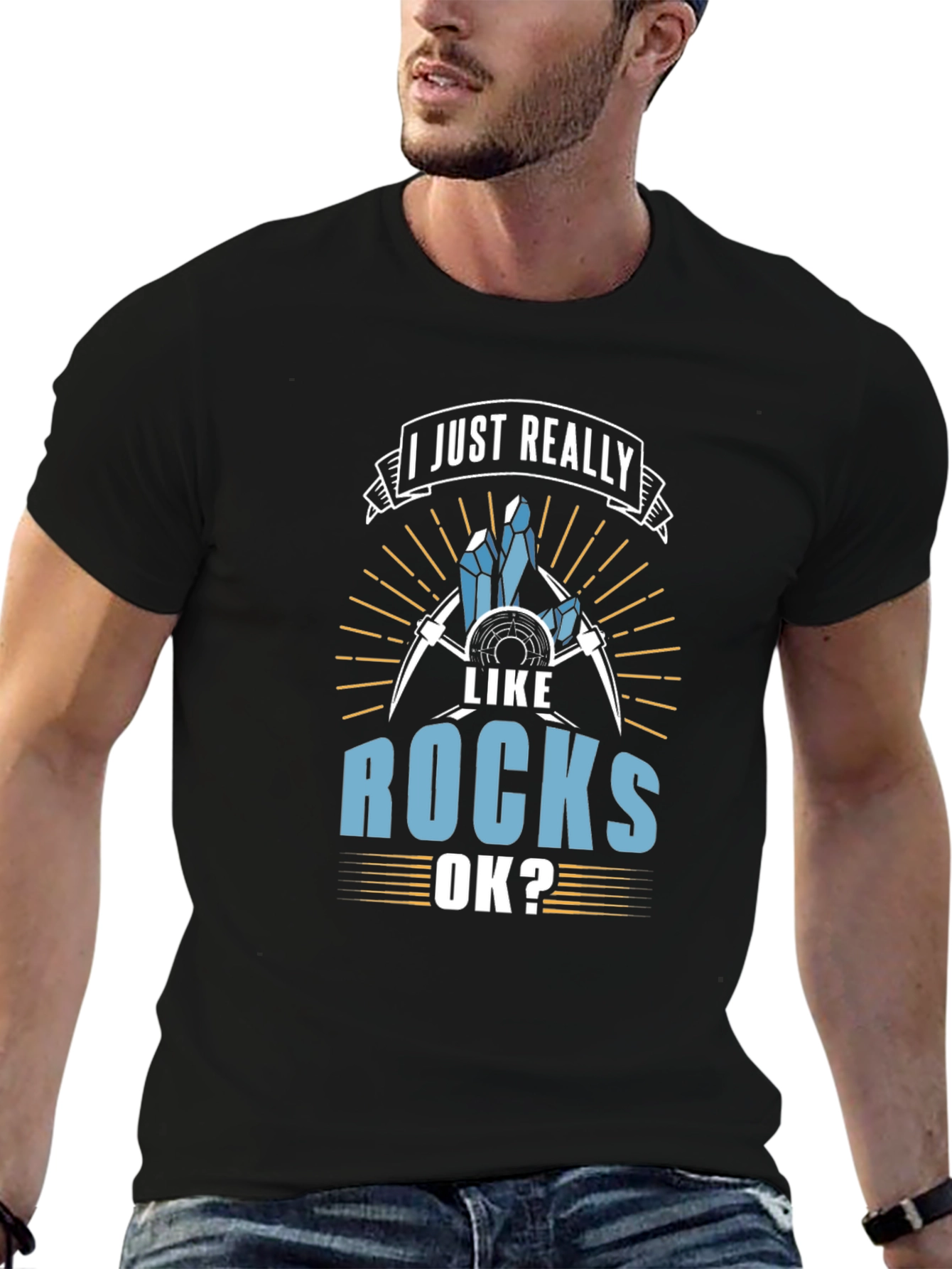 I Just Really Like Rocks OK? T-Shirt