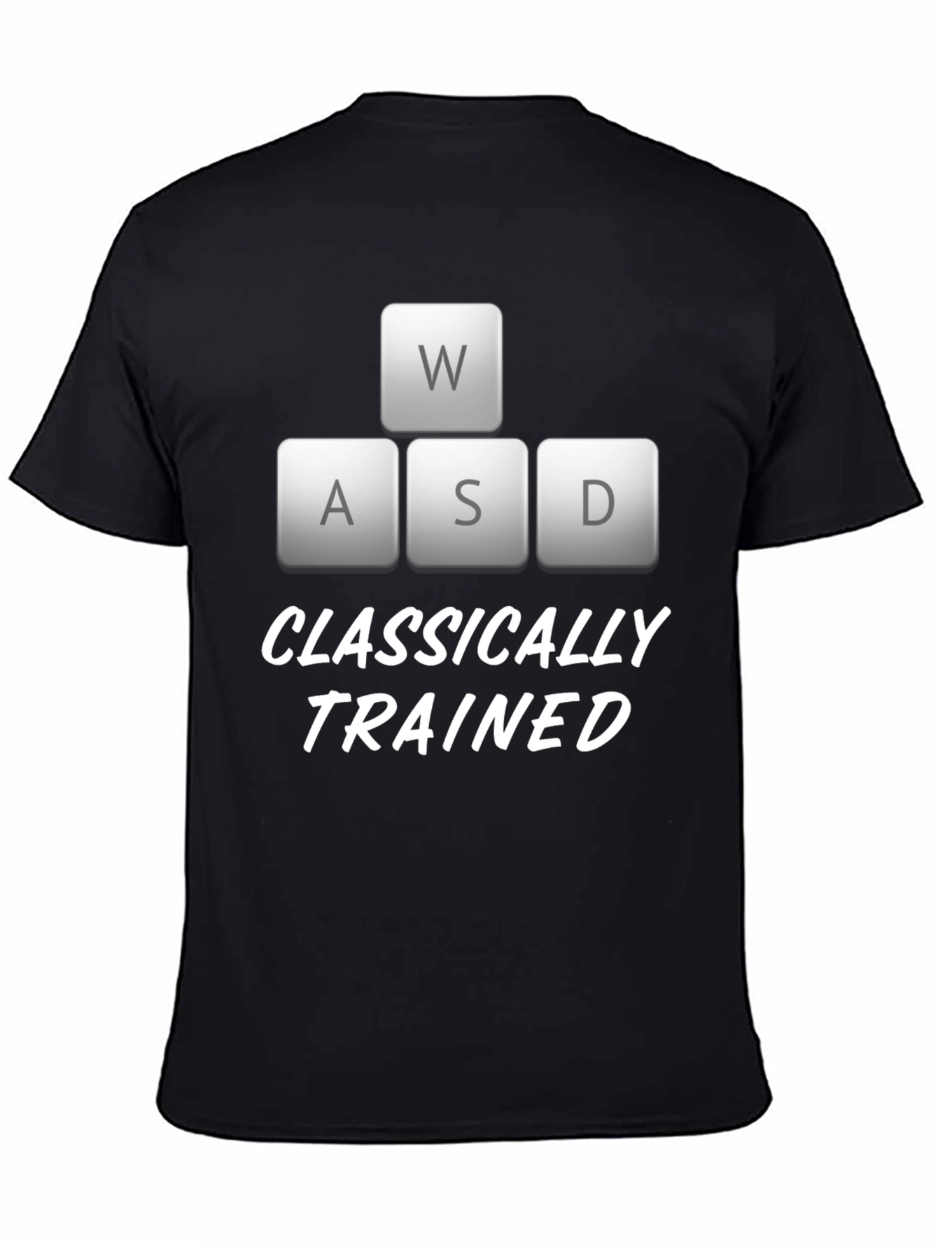 Classically Trained Gamer T-Shirt - WASD Design