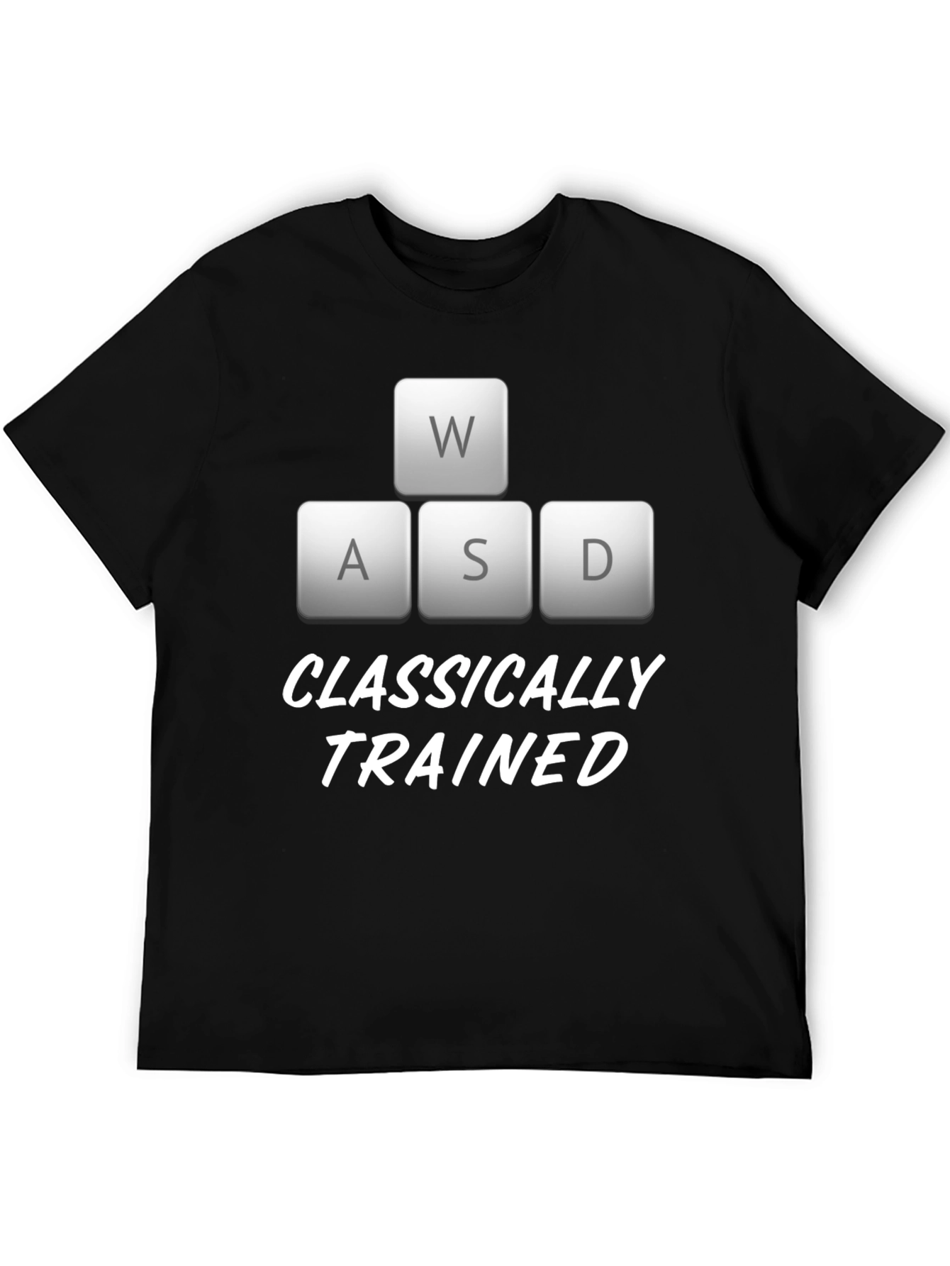 Classically Trained Gamer T-Shirt - WASD Design