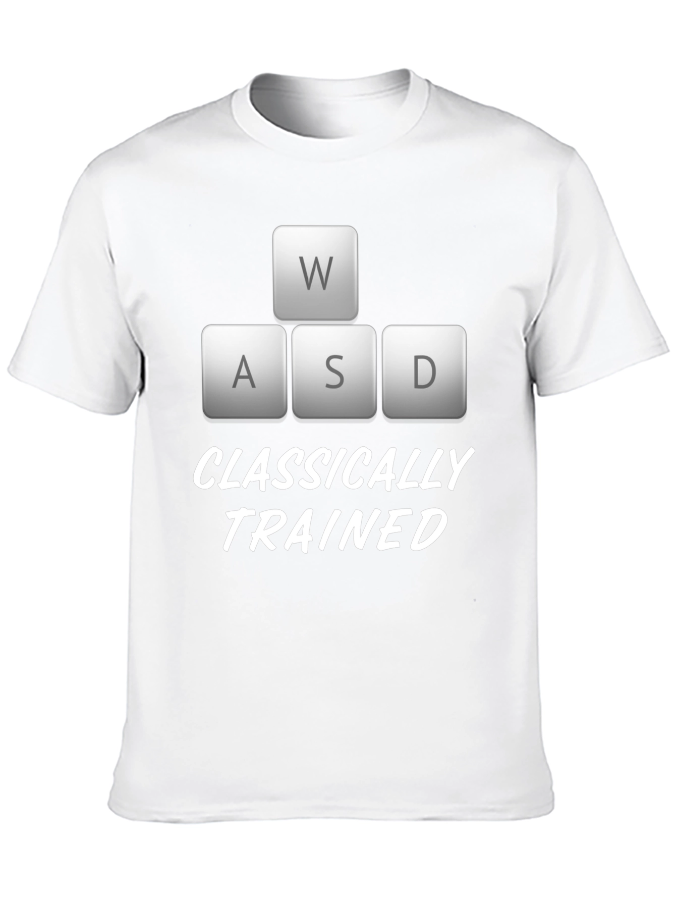 Classically Trained Gamer T-Shirt - WASD Design