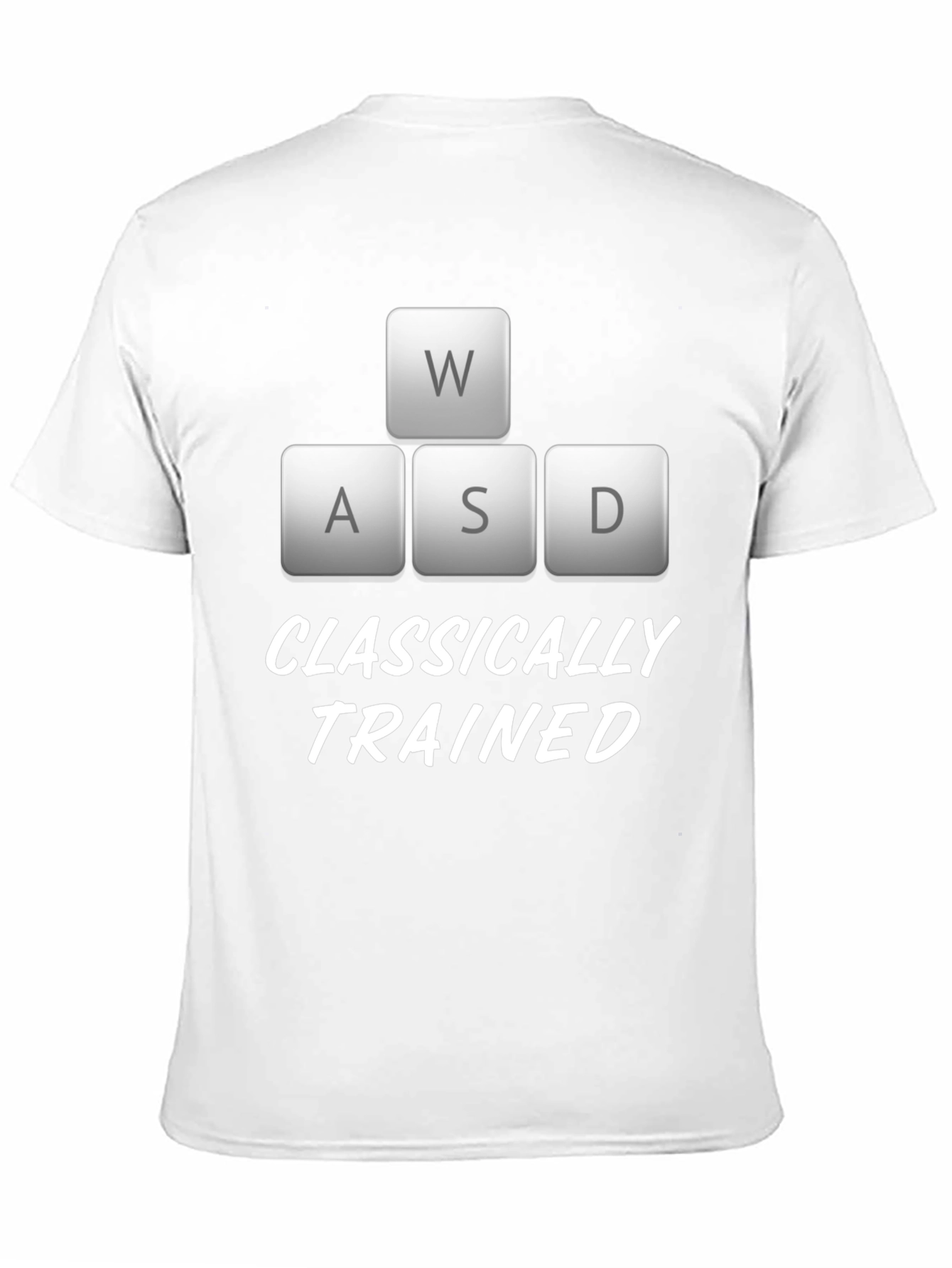Classically Trained Gamer T-Shirt - WASD Design