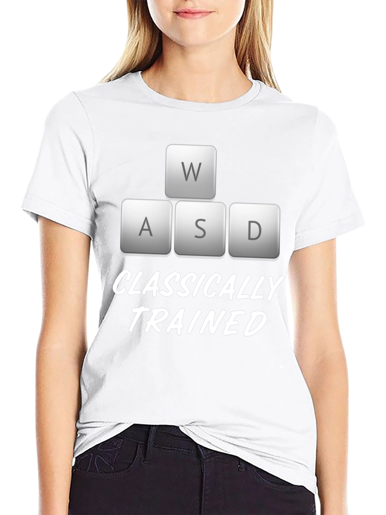 Classically Trained Gamer T-Shirt - WASD Design