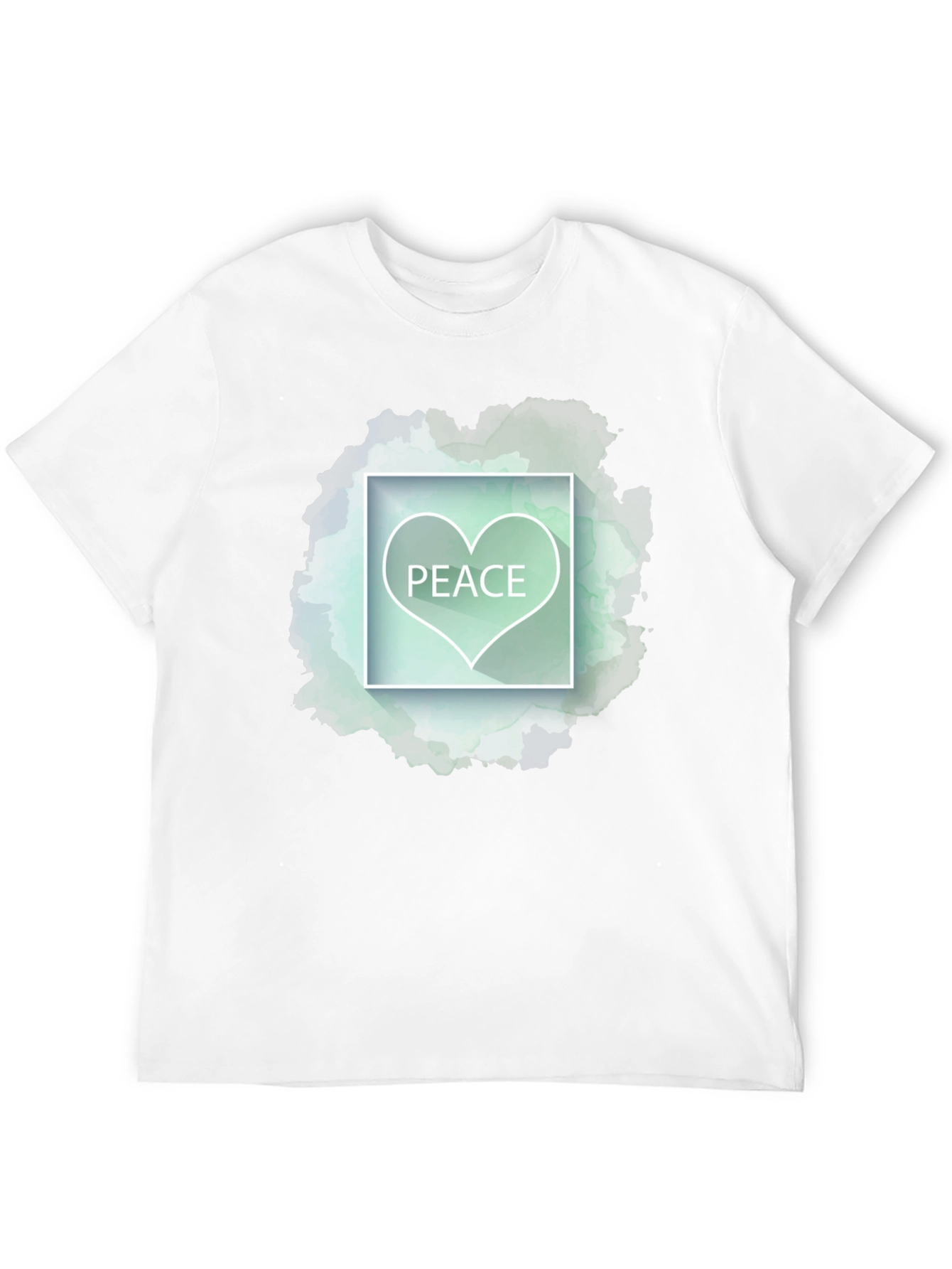 Peace Heart Graphic Tee - Stylish Comfort