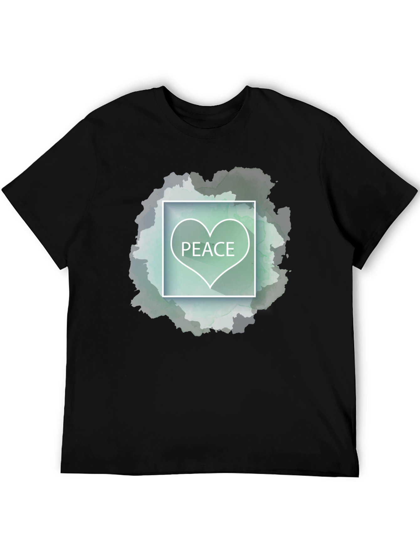 Peace Heart Graphic Tee - Stylish Comfort