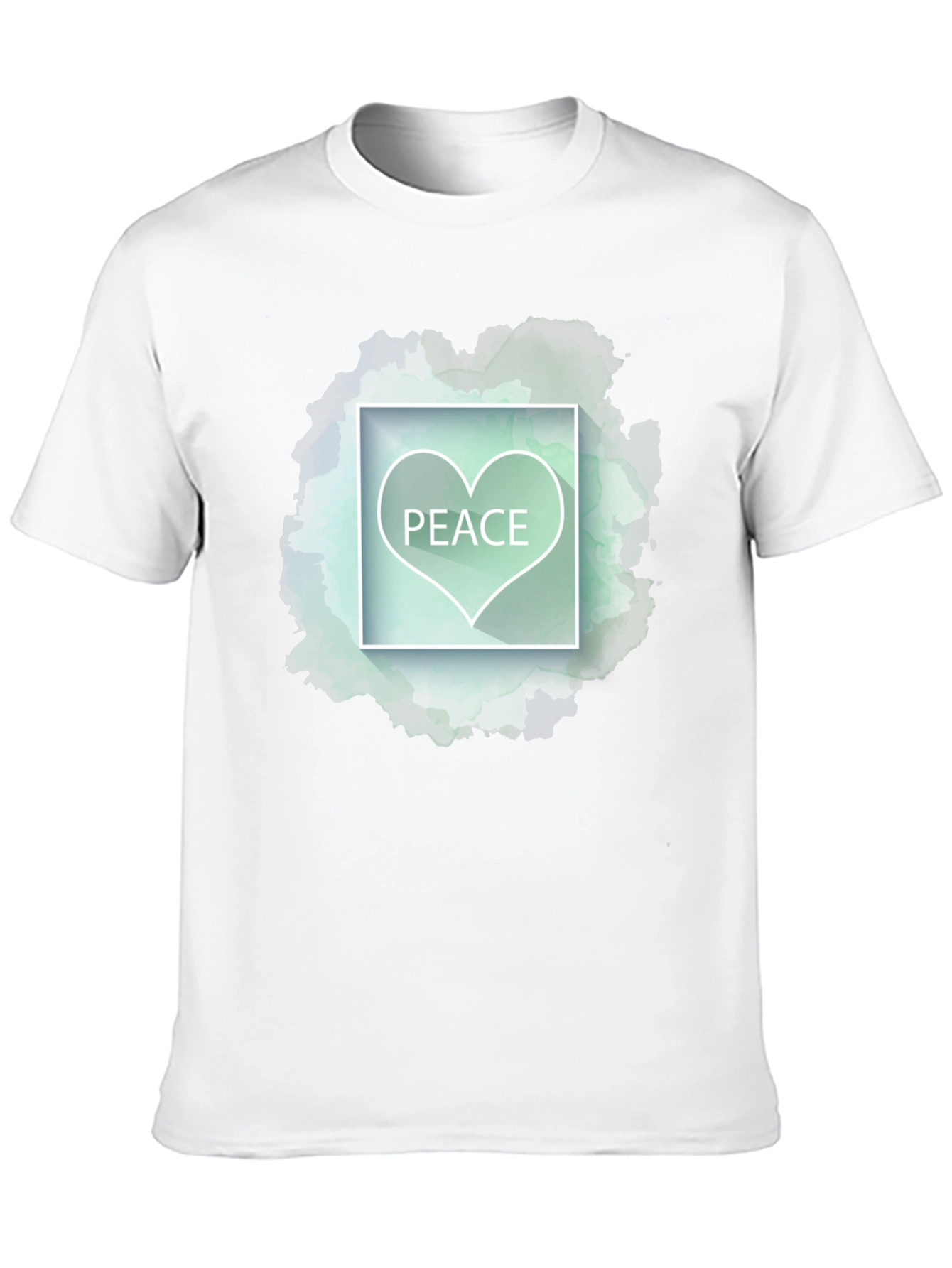 Peace Heart Graphic Tee - Stylish Comfort
