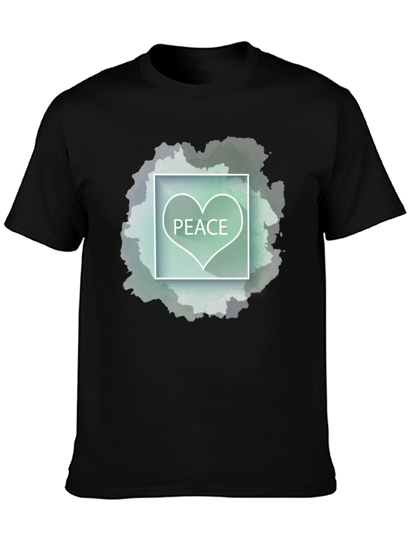 Peace Heart Graphic Tee - Stylish Comfort