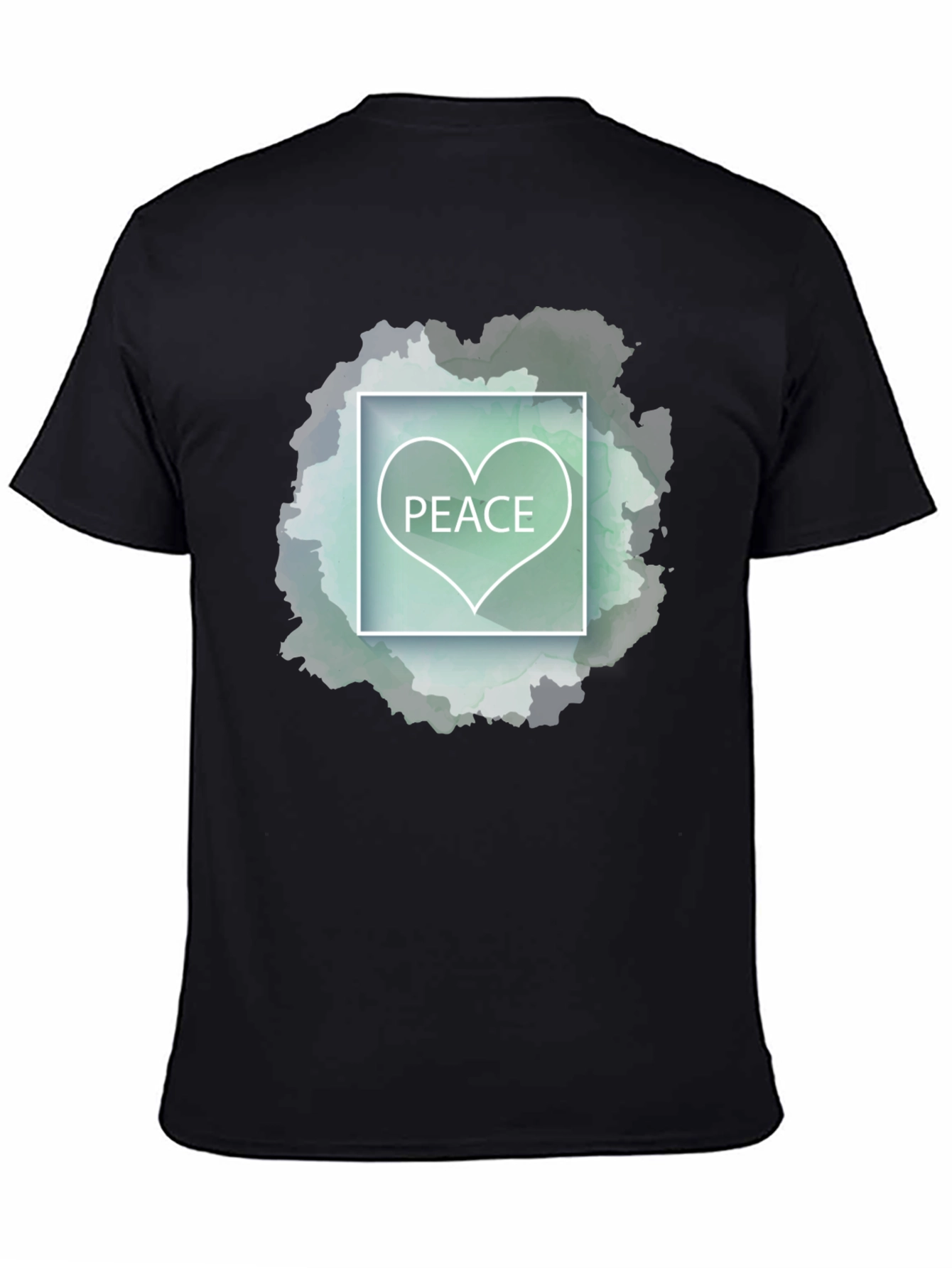 Peace Heart Graphic Tee - Stylish Comfort