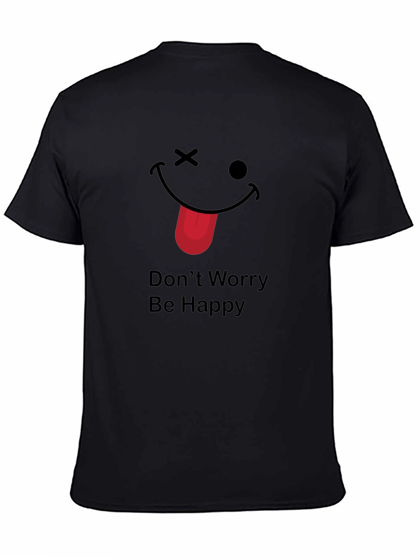 Funny Dont Worry Be Happy Graphic Tee