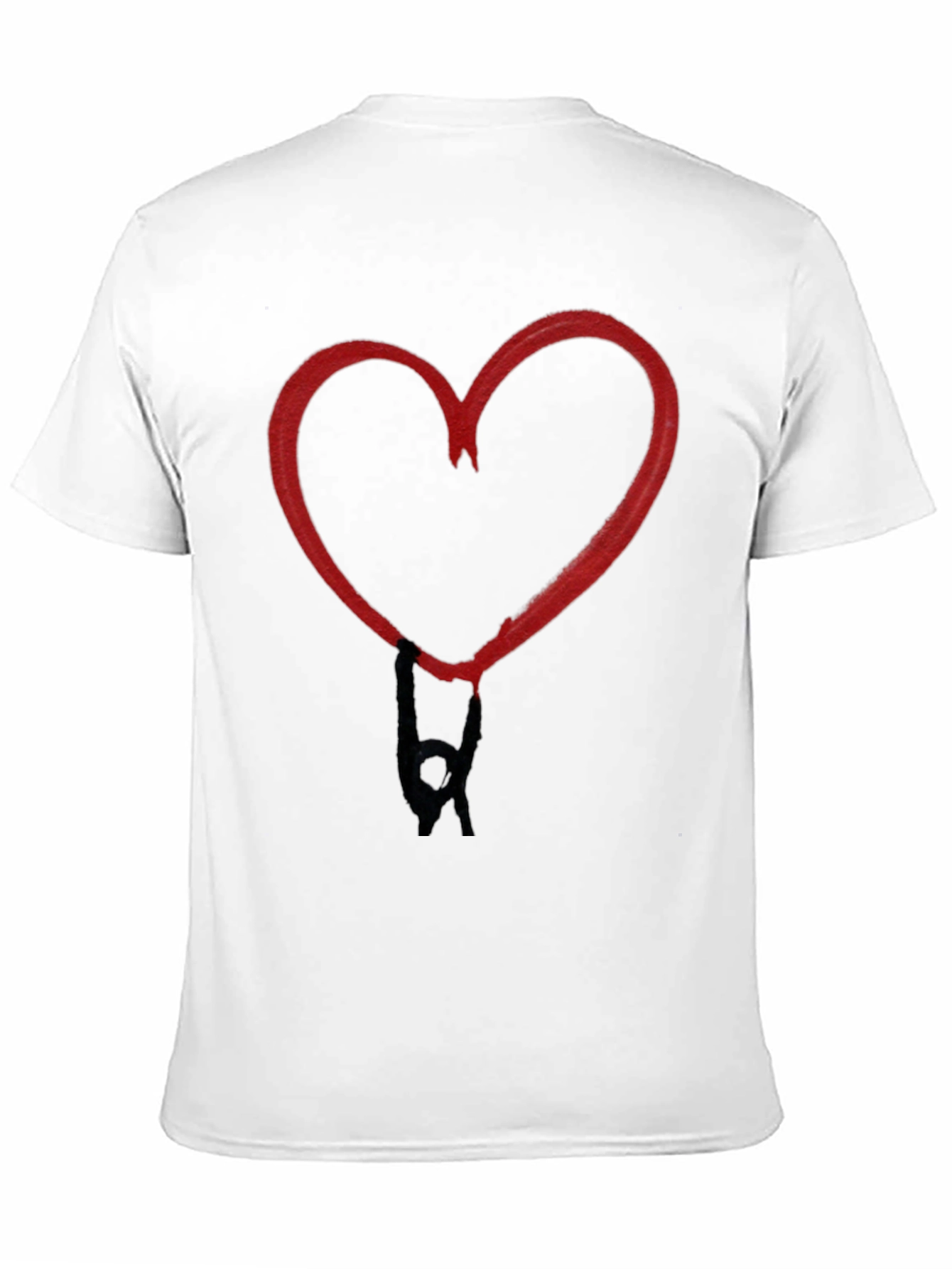 Heart Hands Black T-Shirt