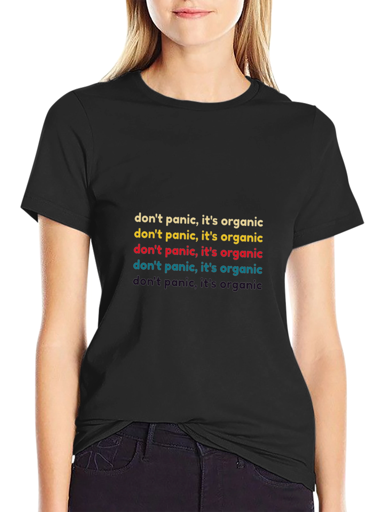 Organic Panic T-Shirt - Retro Style