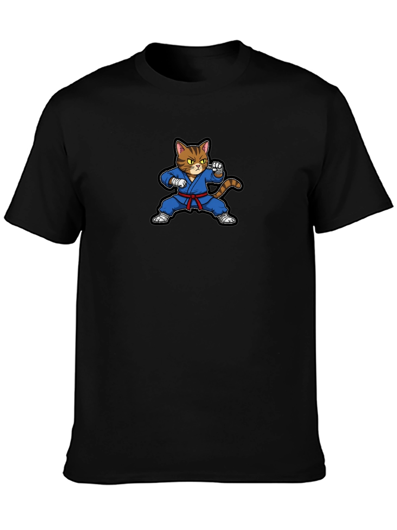 Karate Cat Graphic T-Shirt