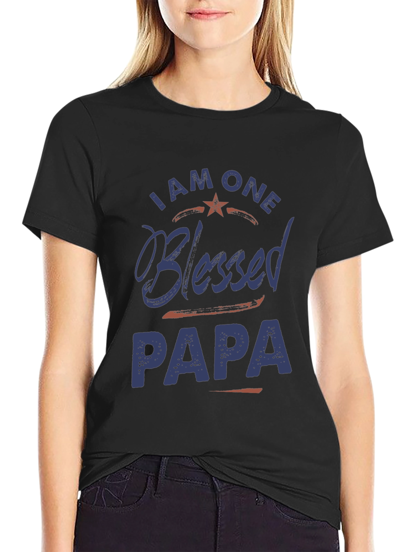 Blessed Papa Graphic T-Shirt