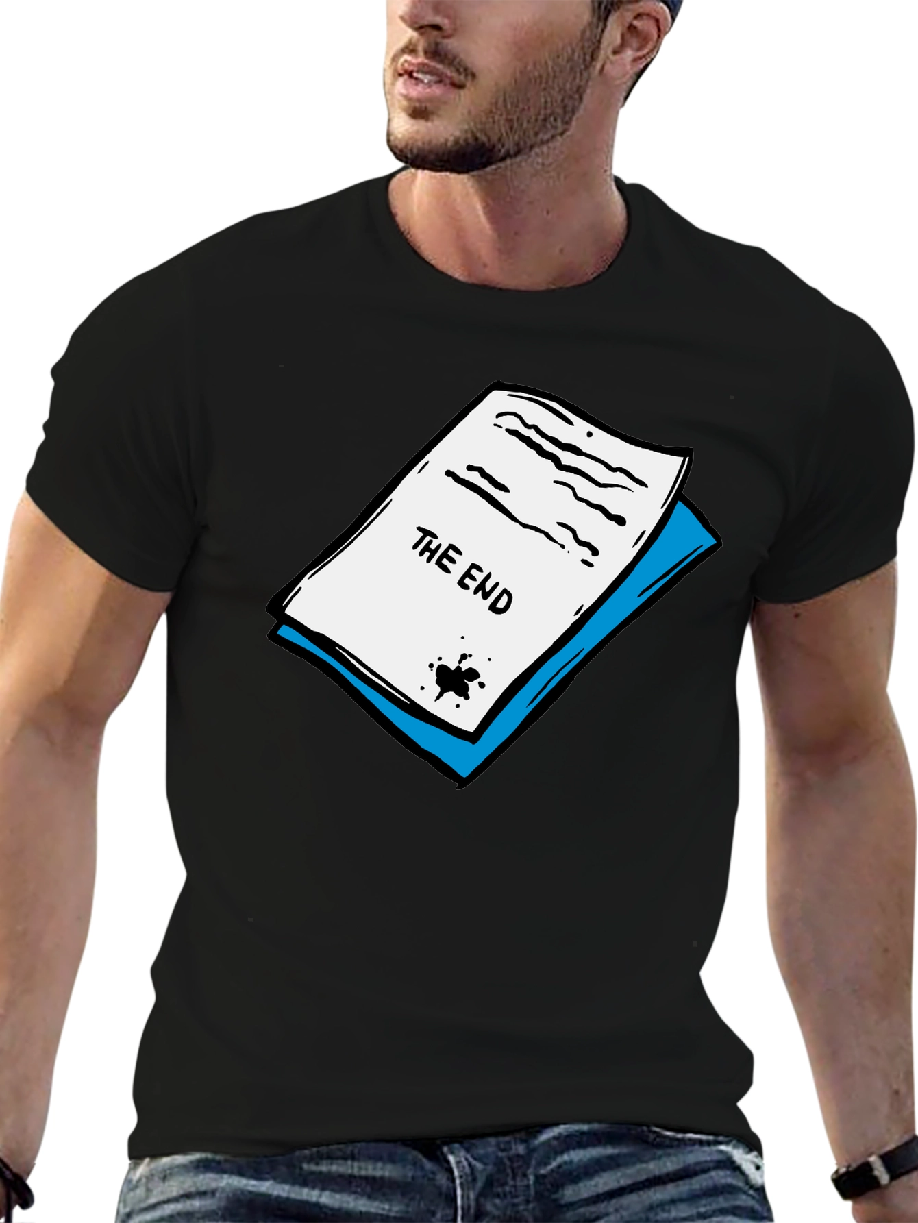 The End Graphic Print Crew Neck T-Shirt
