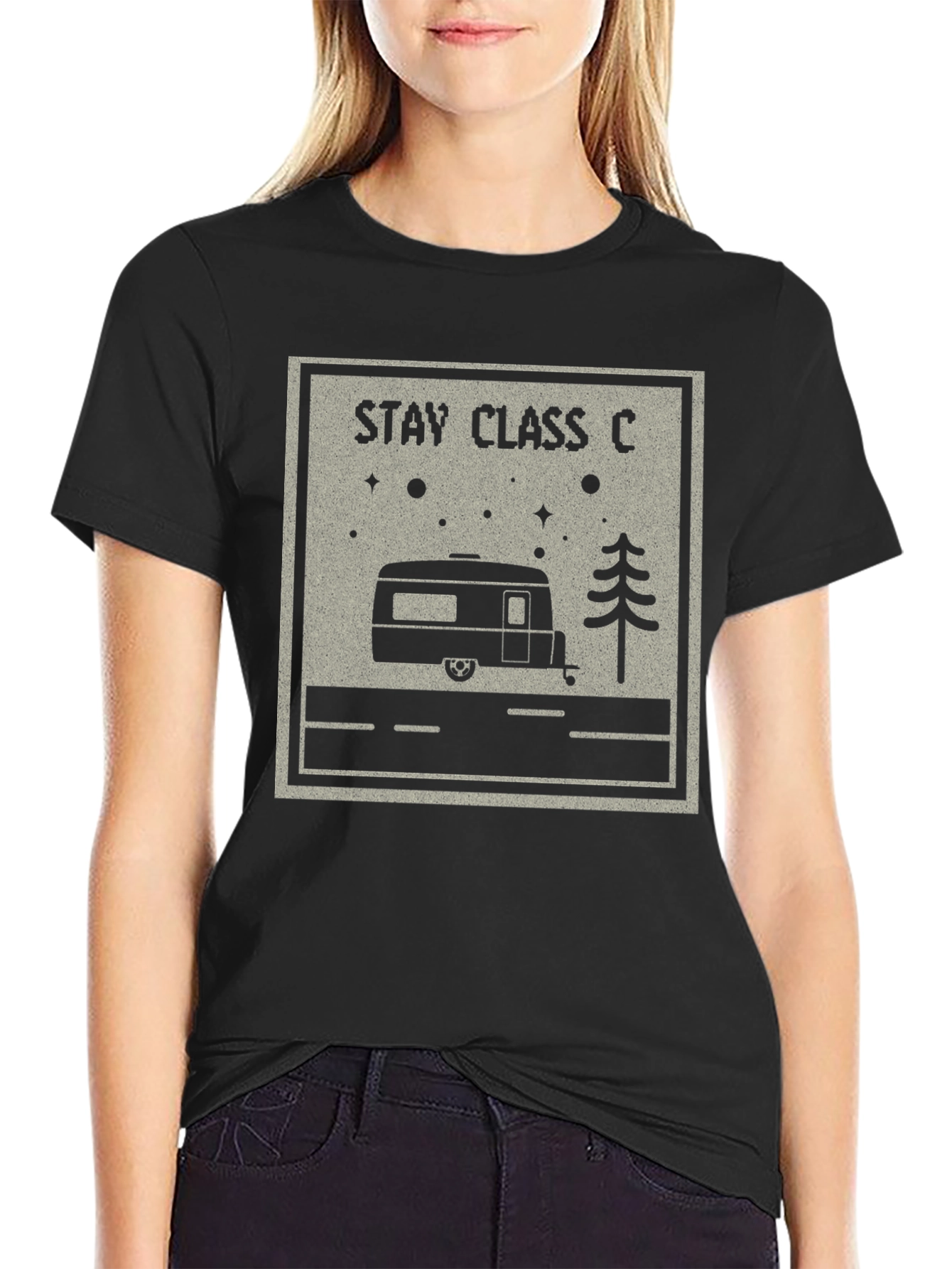 Stay Class C Camper T-Shirt - RV Adventure Tee