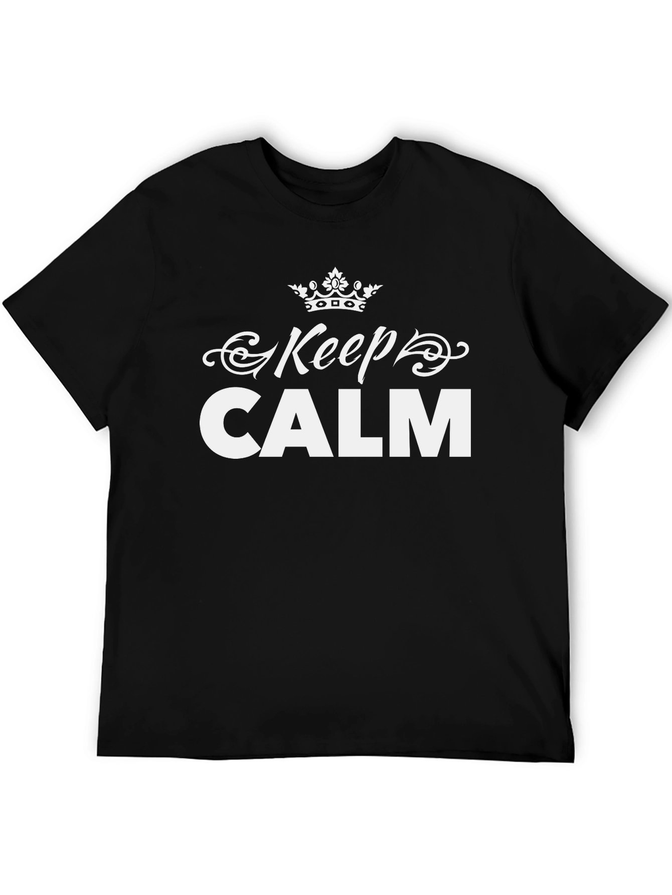 Keep Calm Graphic Tee - Stylish Comfort