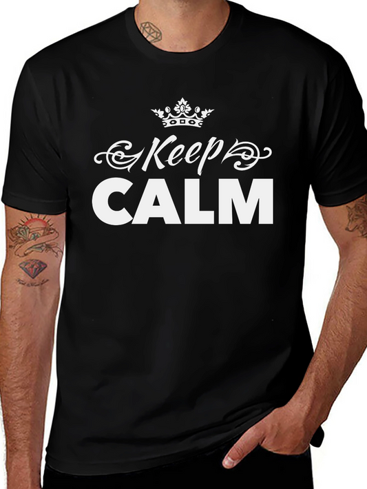 Keep Calm Graphic Tee - Stylish Comfort