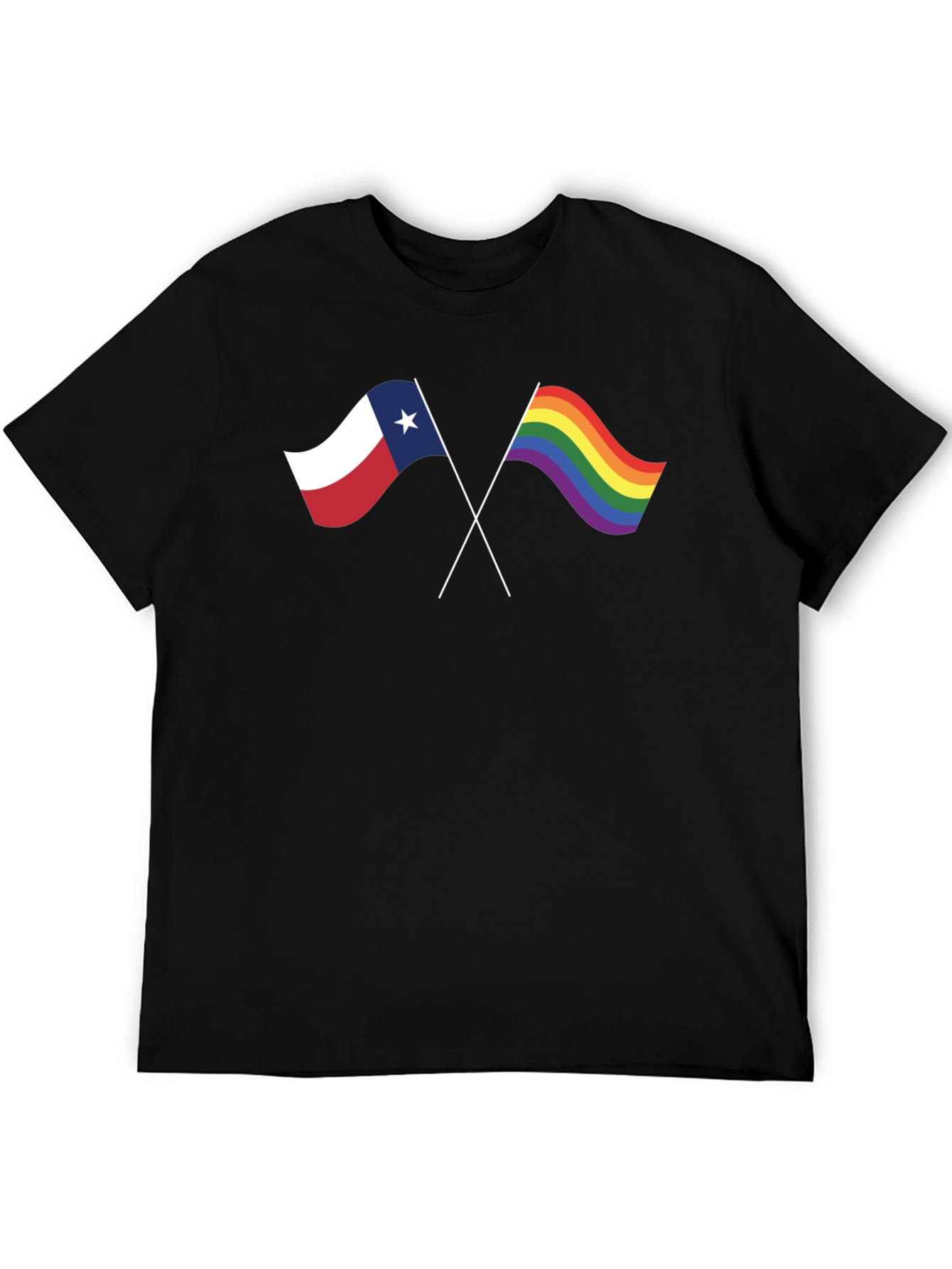 Texas Pride T-Shirt - Waving Flags