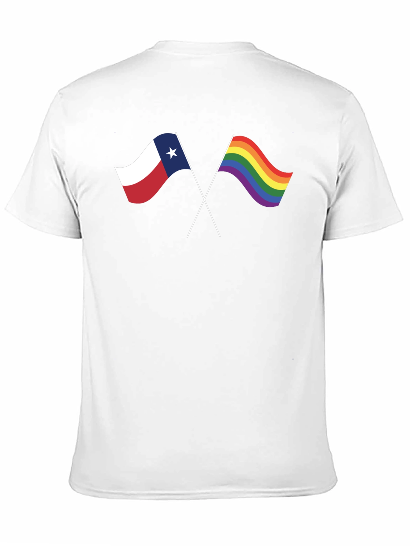 Texas Pride T-Shirt - Waving Flags