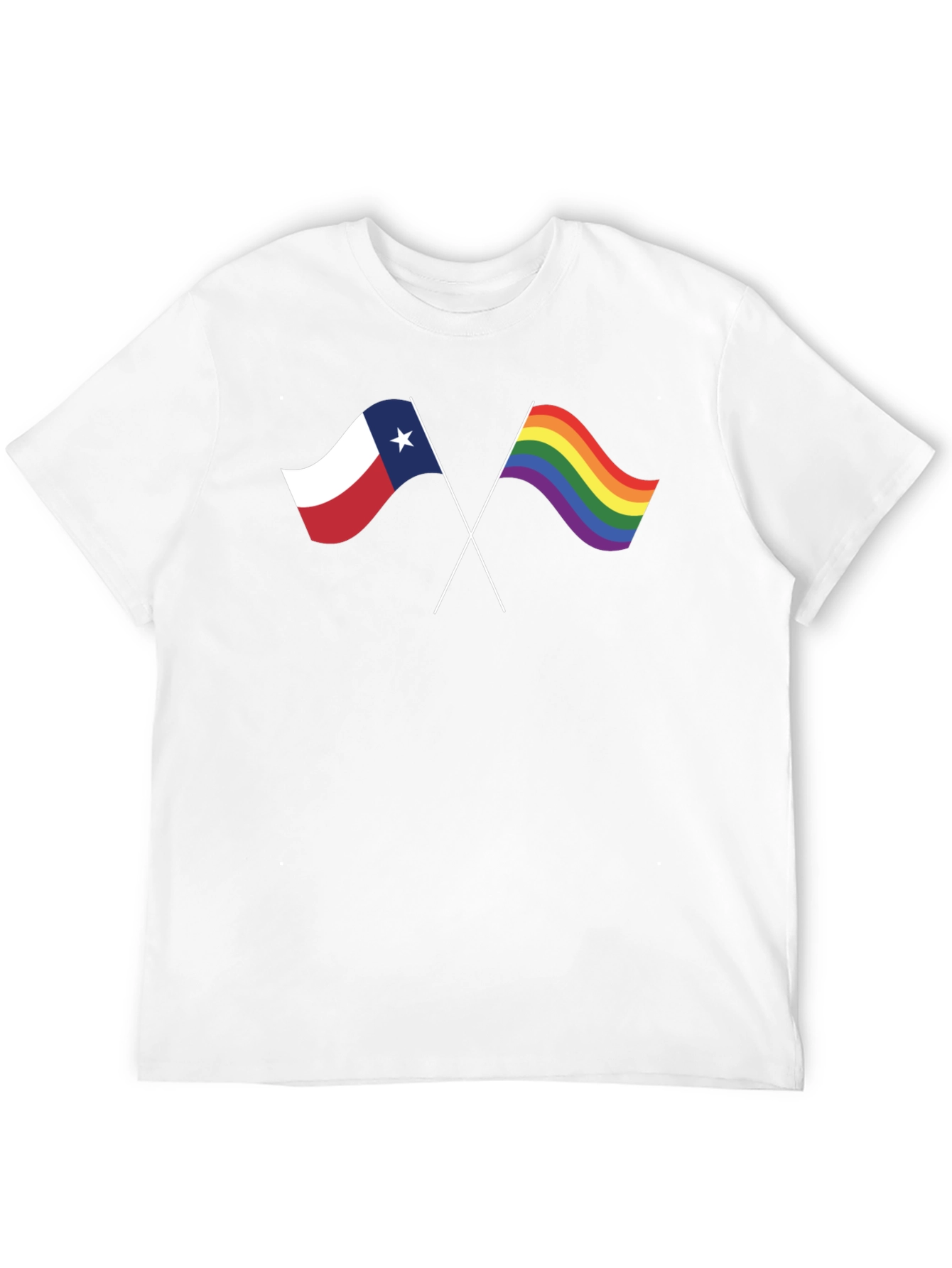 Texas Pride T-Shirt - Waving Flags