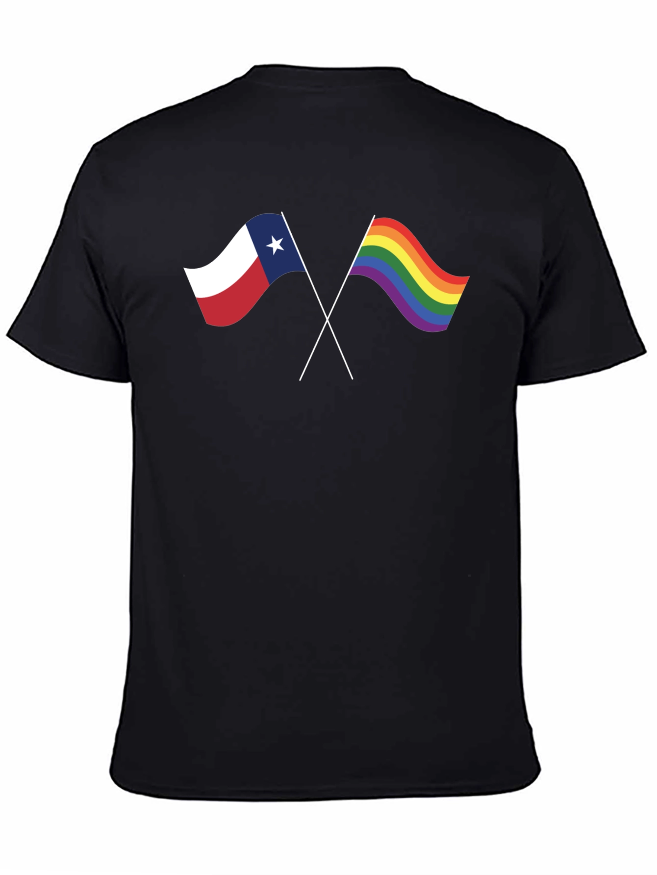 Texas Pride T-Shirt - Waving Flags