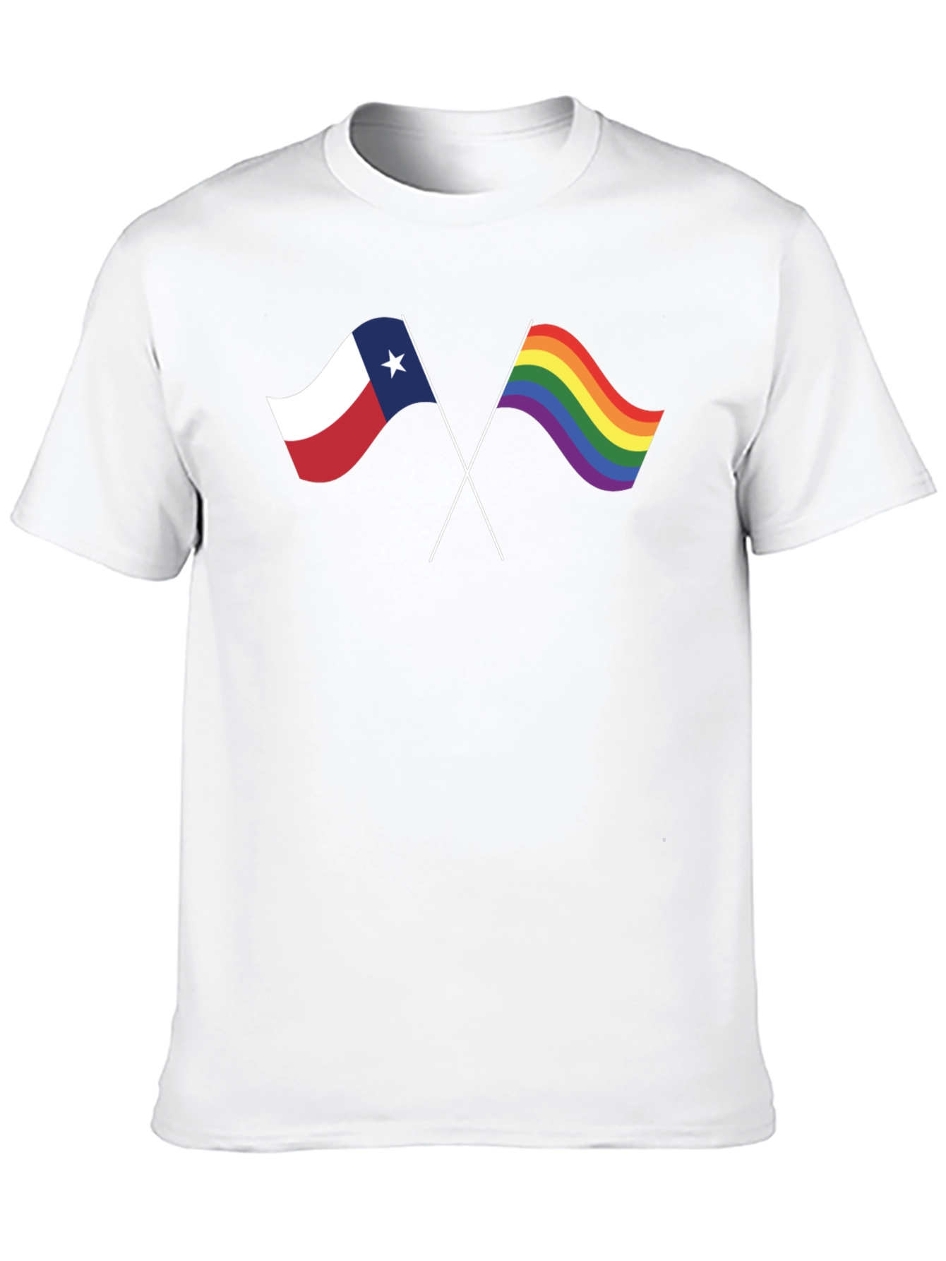 Texas Pride T-Shirt - Waving Flags